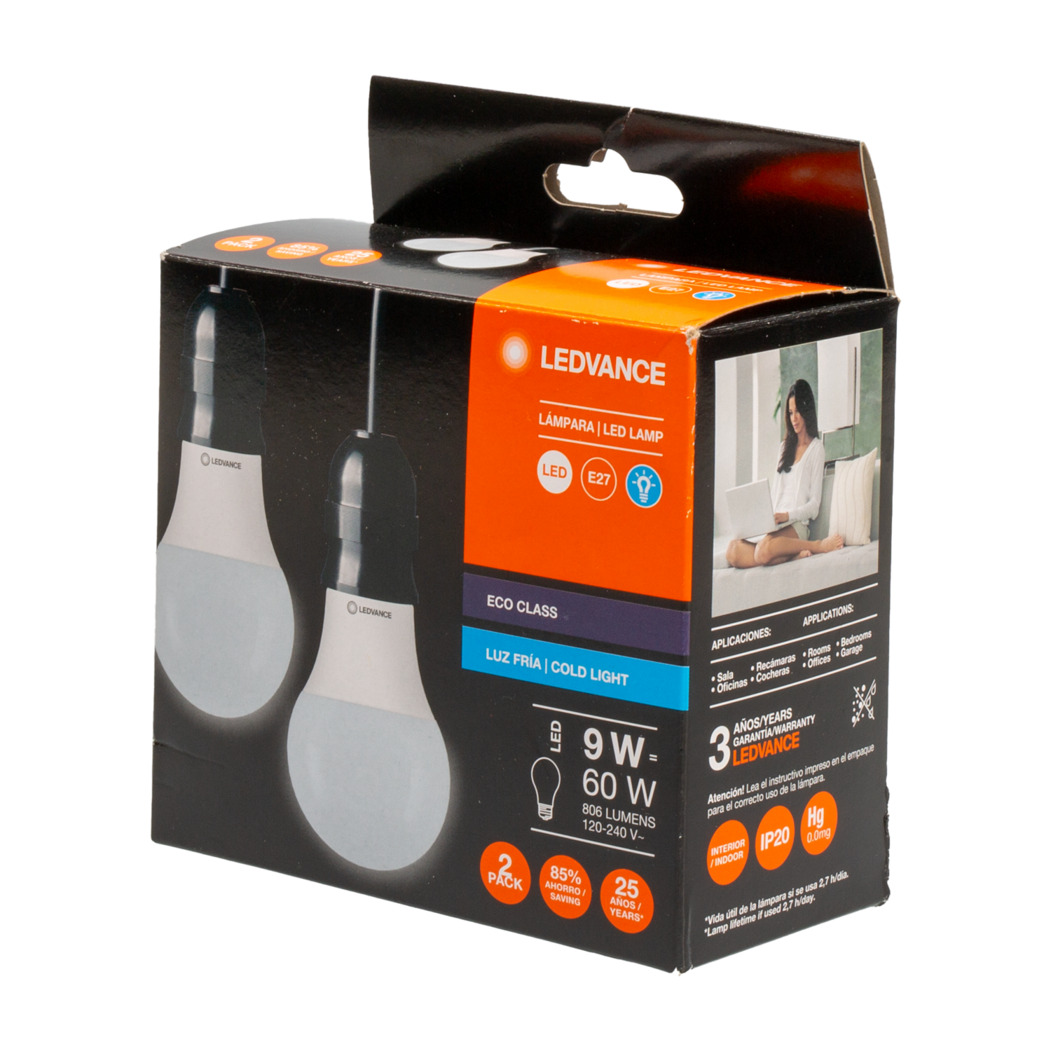 Foco Led Eco Luz Blanca LEDVANCE 9w