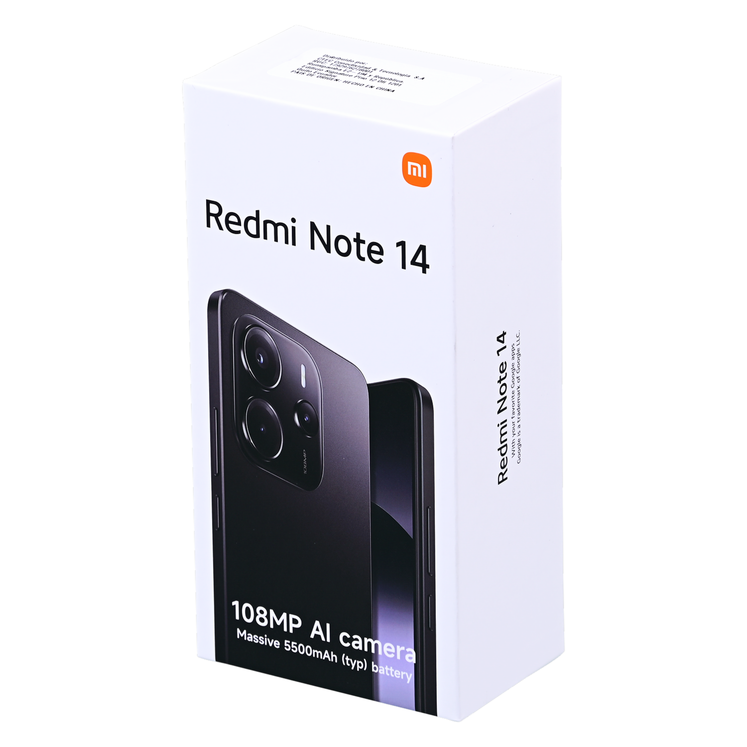 Telefono Celular Redmi Note 14 XIAOMI 8 Gb + 256 Gb