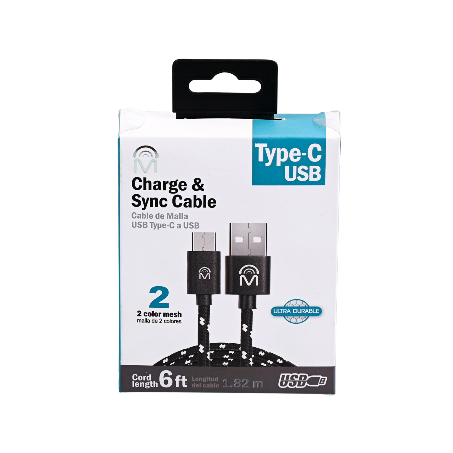 Cable Tipo C Resistente CJ GLOBAL 6 Pies