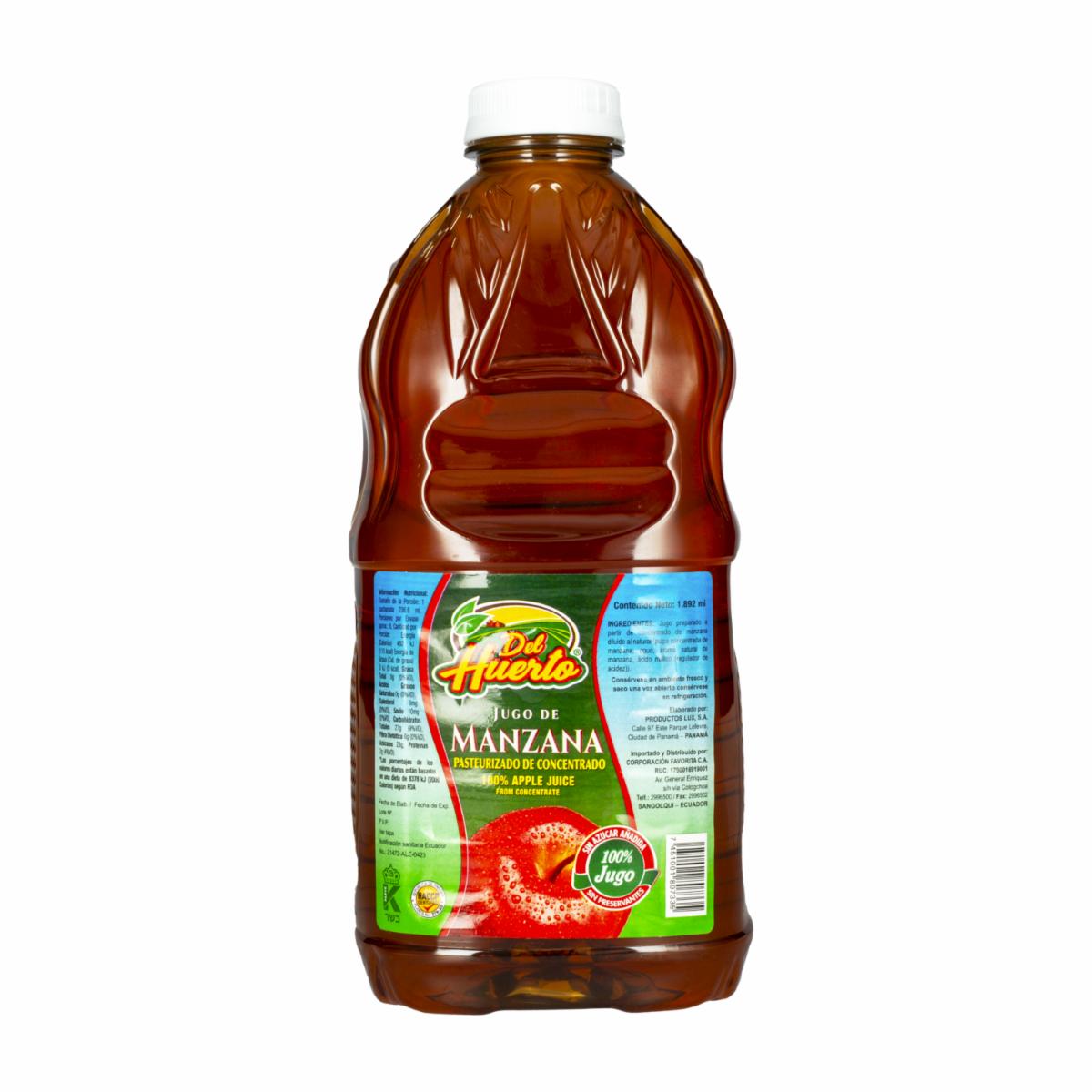 Jugo De Manzana DEL HUERTO 1 892 Ml