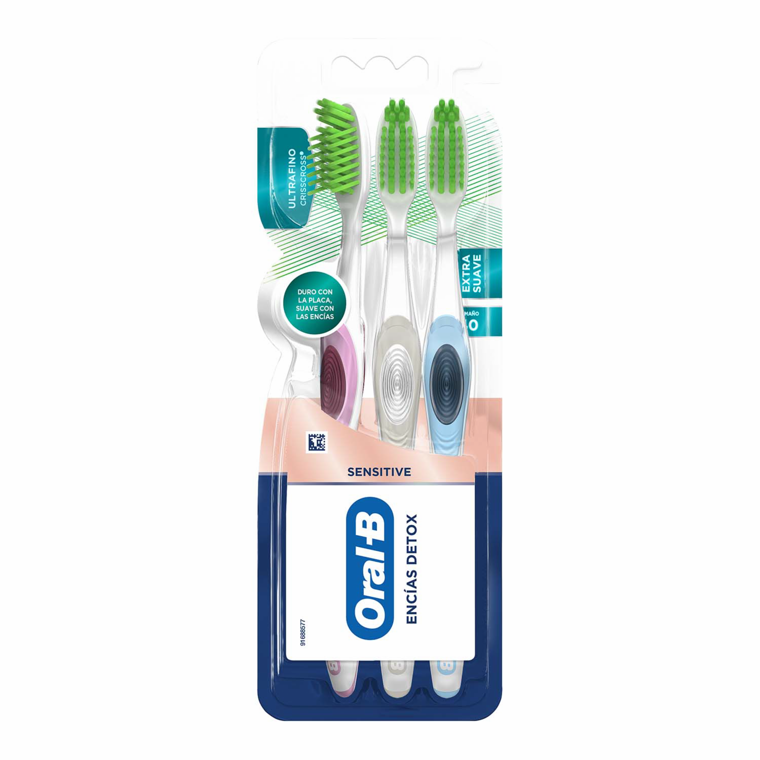 Cepillo Dental Extra Cerdas Suaves ORAL-B X3 Uds
