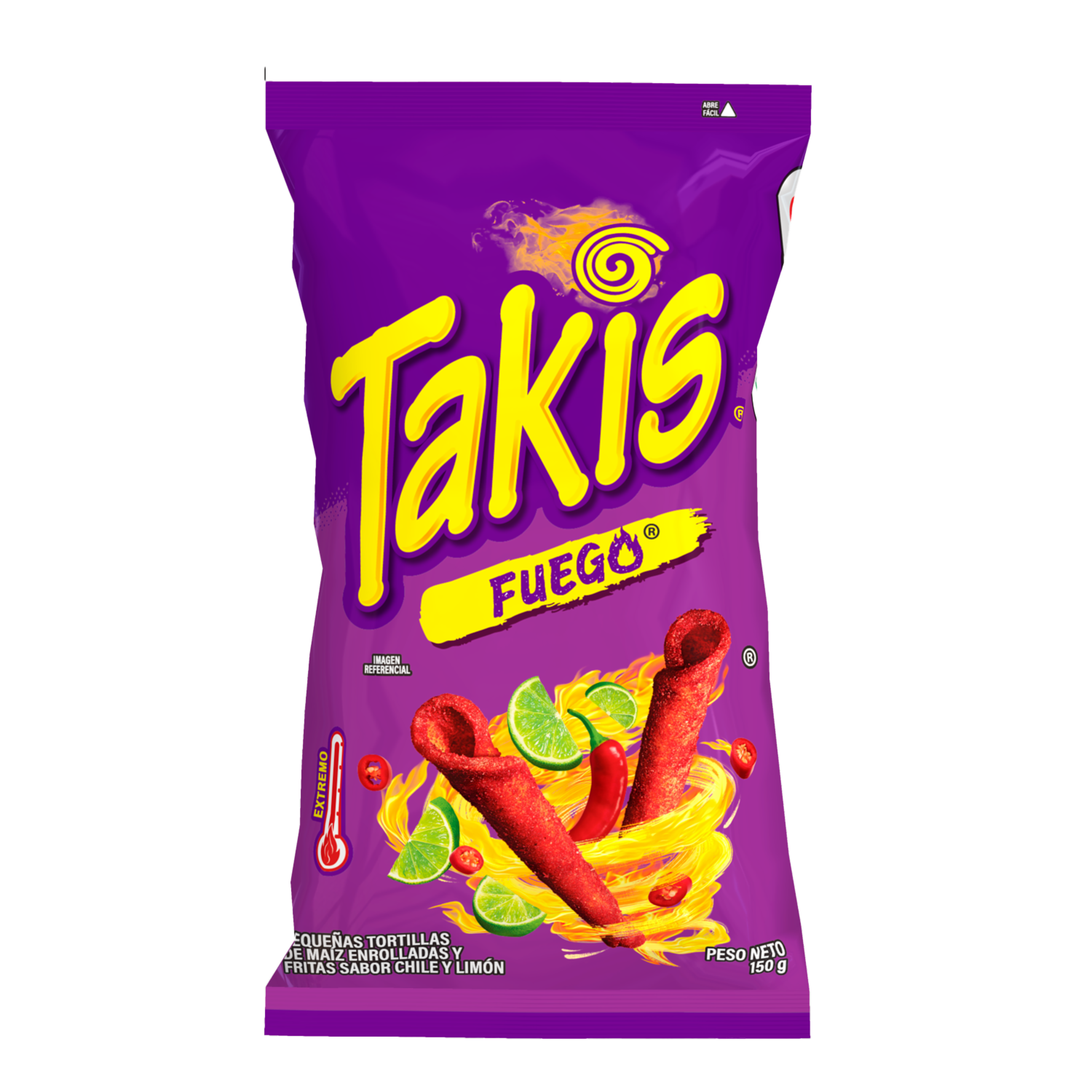 Takis Fuego Sabor Chile Limón BARCEL 150 G