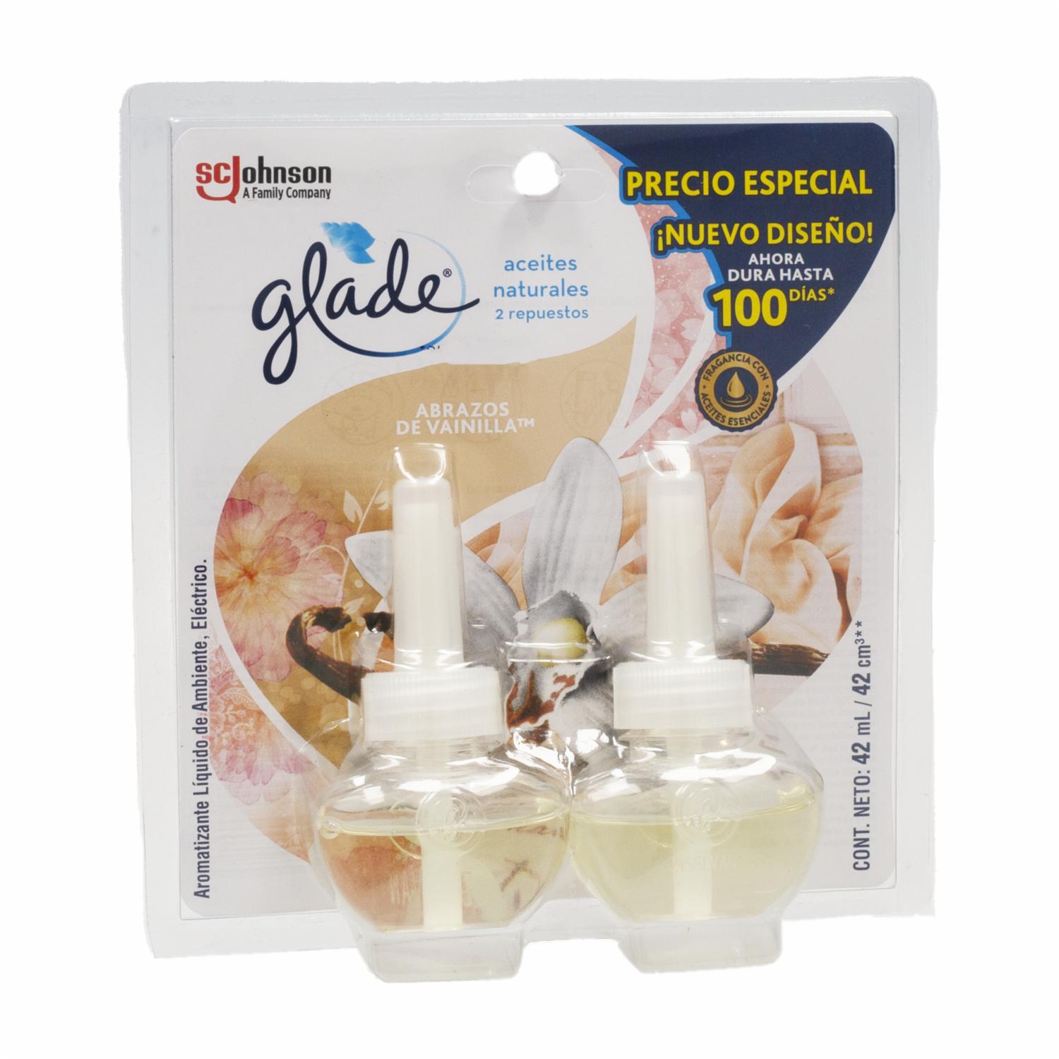 Repuesto Desodorante Ambiental Aceites Naturales Twin Pack GLADE 42 Ml