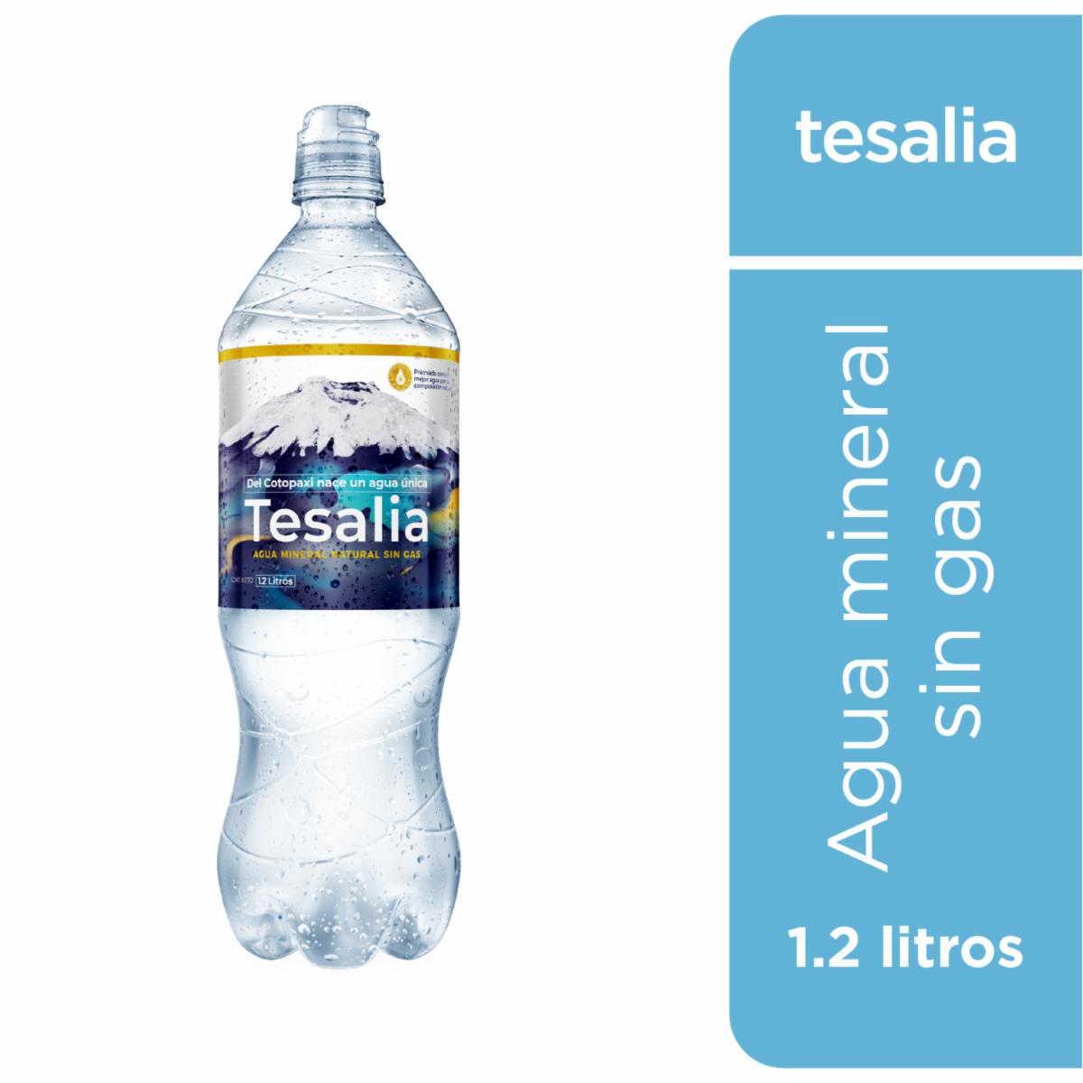 Agua Mineral Natural Sin Gas TESALIA 1200Ml