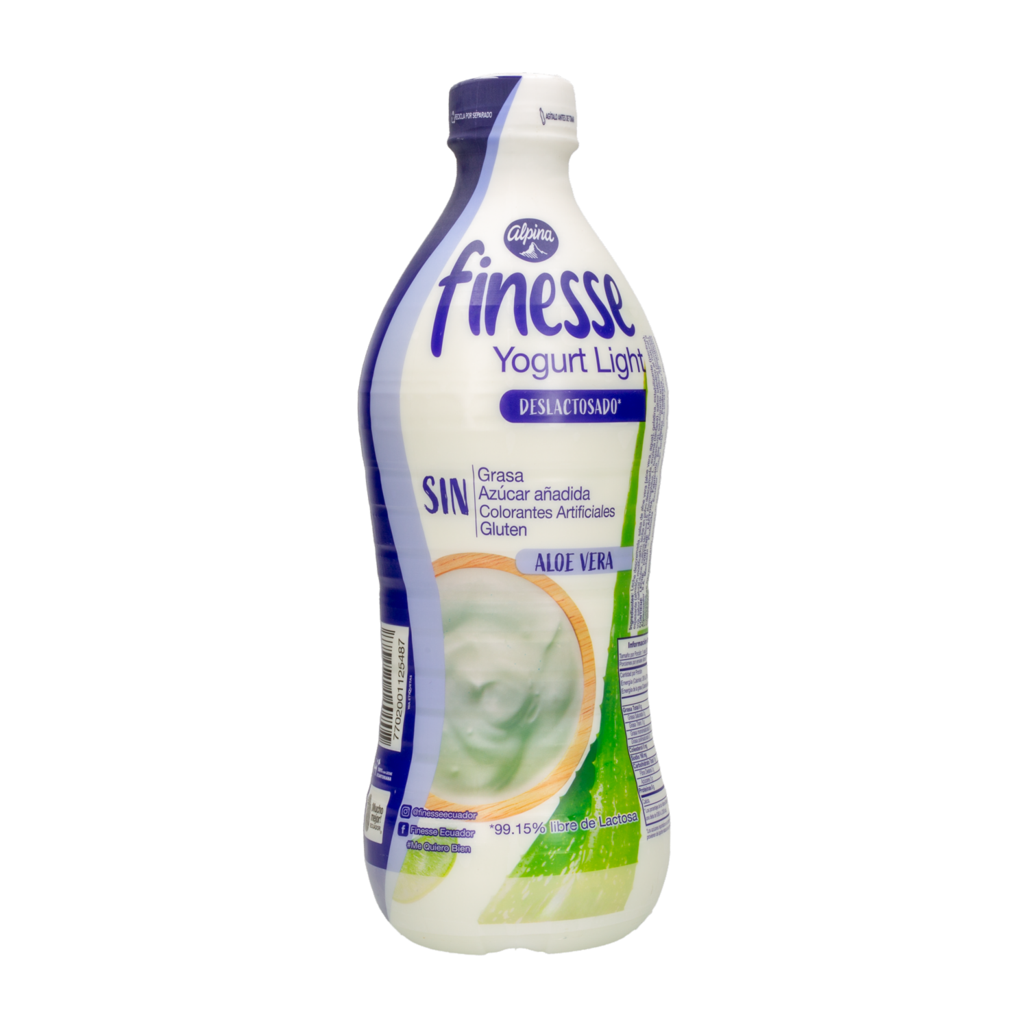 Yogurt Deslactosado Aloe Vera FINESSE 1670 G