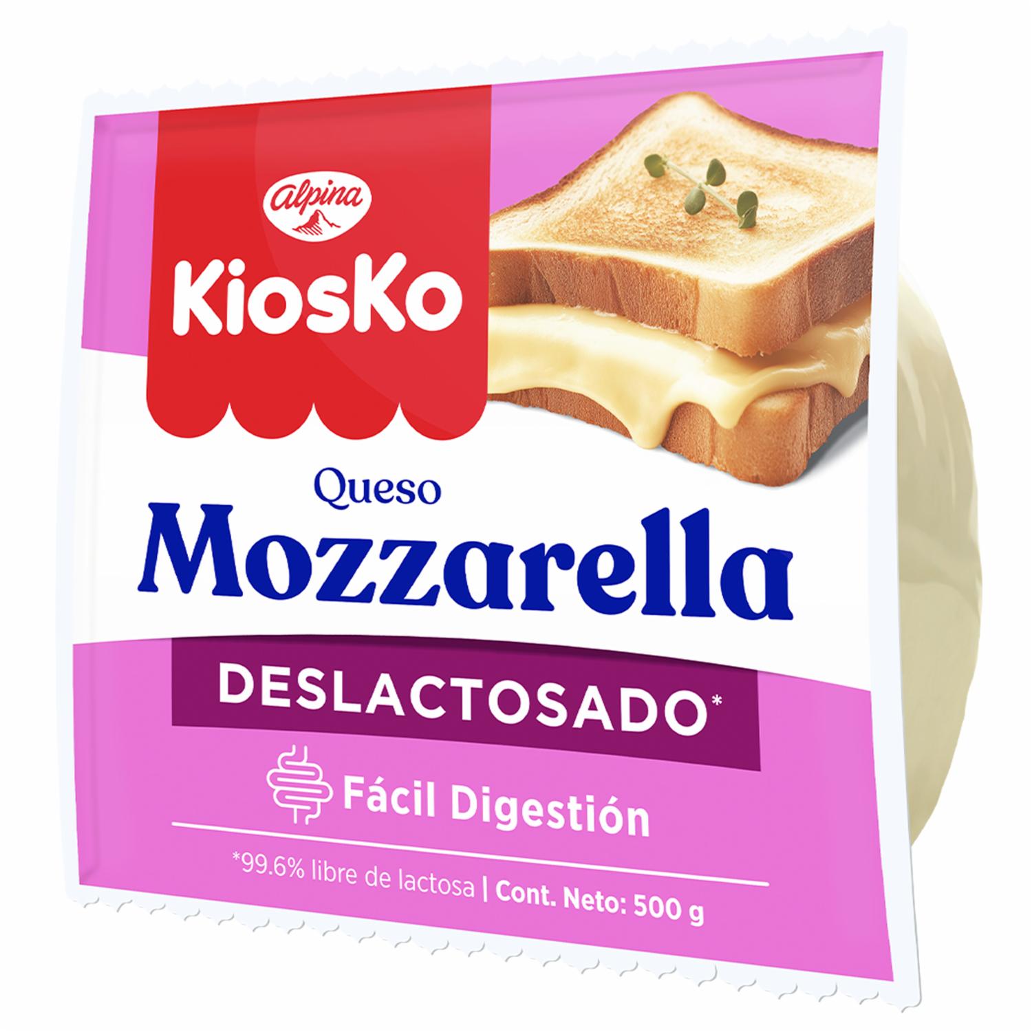 Queso Deslactosado Mozzarella KIOSKO 500 G