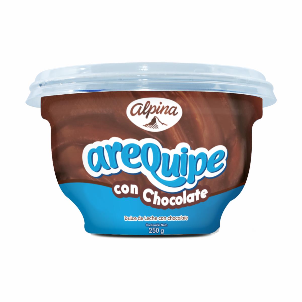 Dulce De Leche Arequipe Con Chocolate ALPINA 250 G