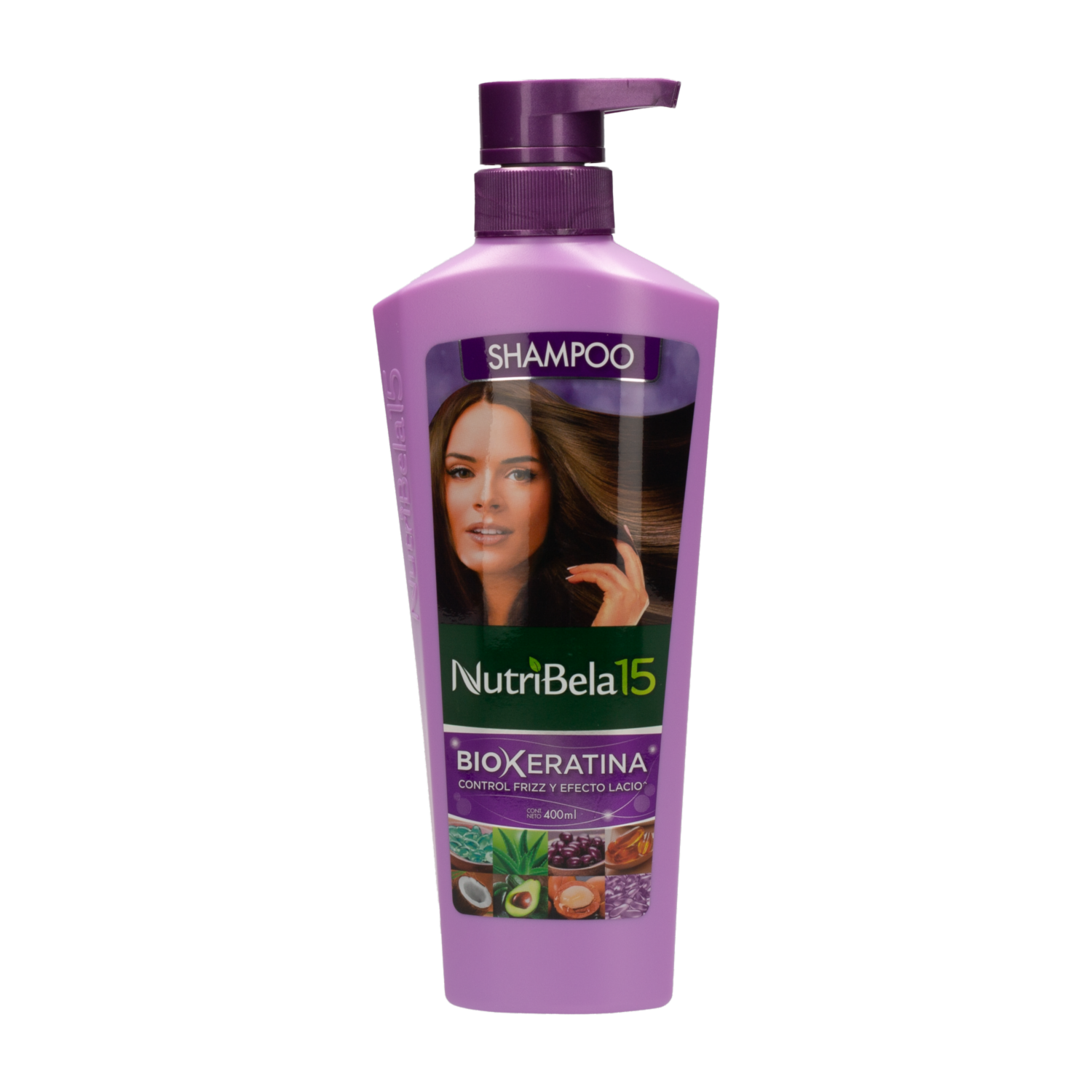 Shampoo De Cabello Con Biokeratina NUTRIBELA 400 Ml