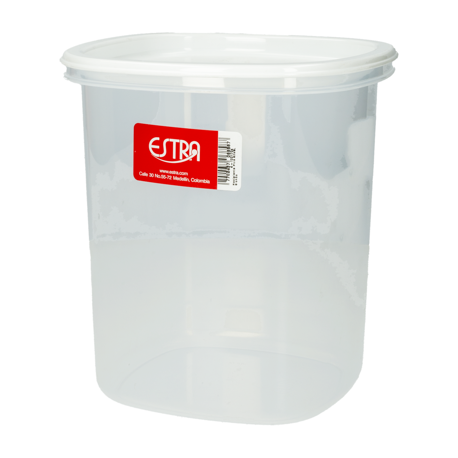 Recipiente Plus Alto Blanco ESTRA 3 L