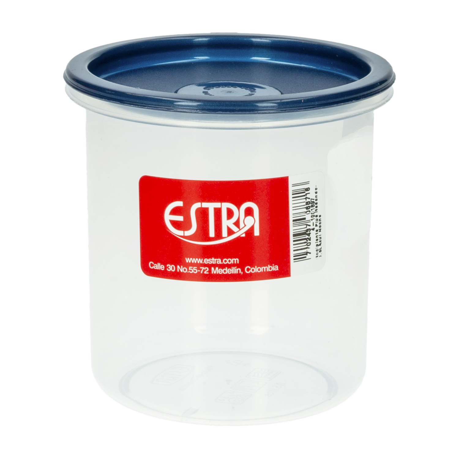 Recipiente Plus Redondo Azul ESTRA 0,5 L