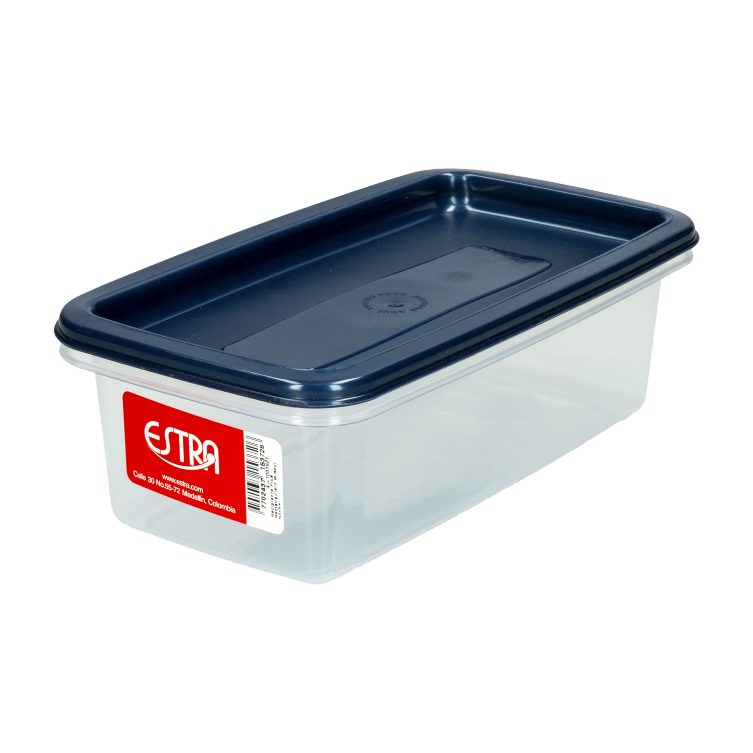 Repostero Plus Rectangular Azul ESTRA 0,9 Litros
