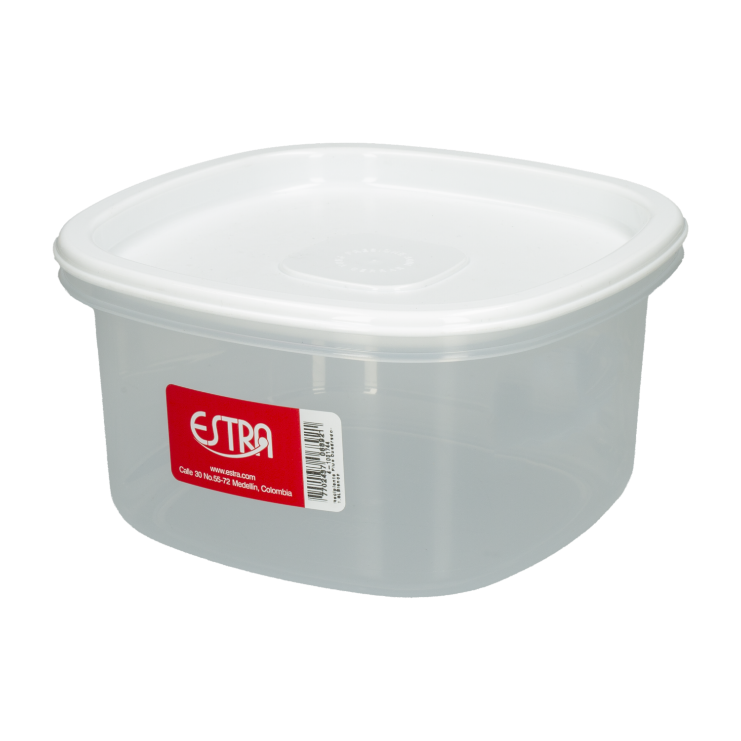 Repostero Cuadrado Plus Blanco ESTRA 2.5 Litros