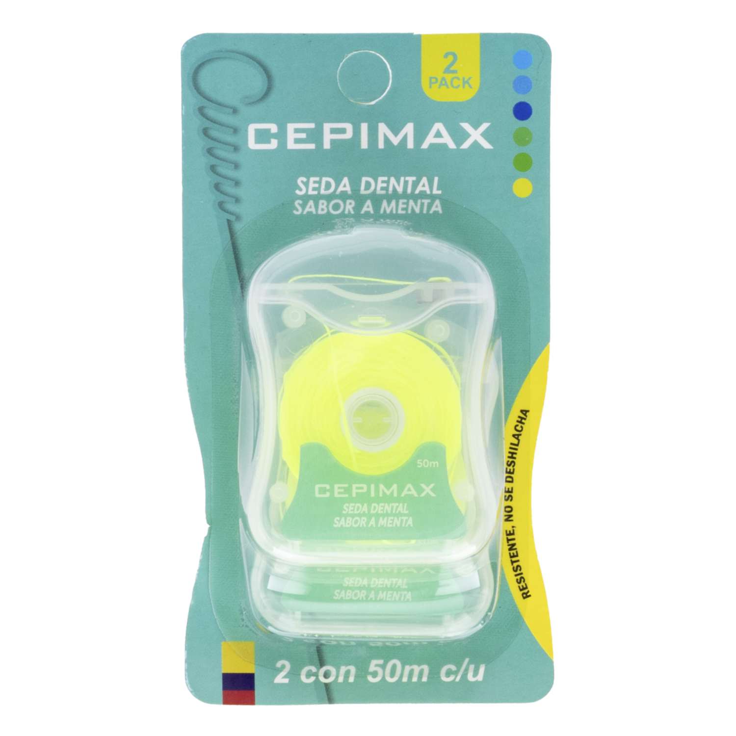 Seda Dental Sabor A Menta CEPIMAX 2X50 Uds