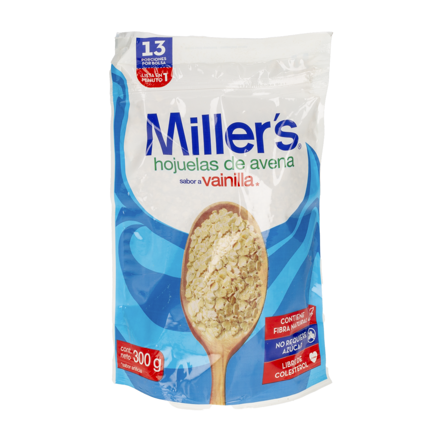 Avena En Hojuelas Sabor A Vainilla MILLER’S 300 G