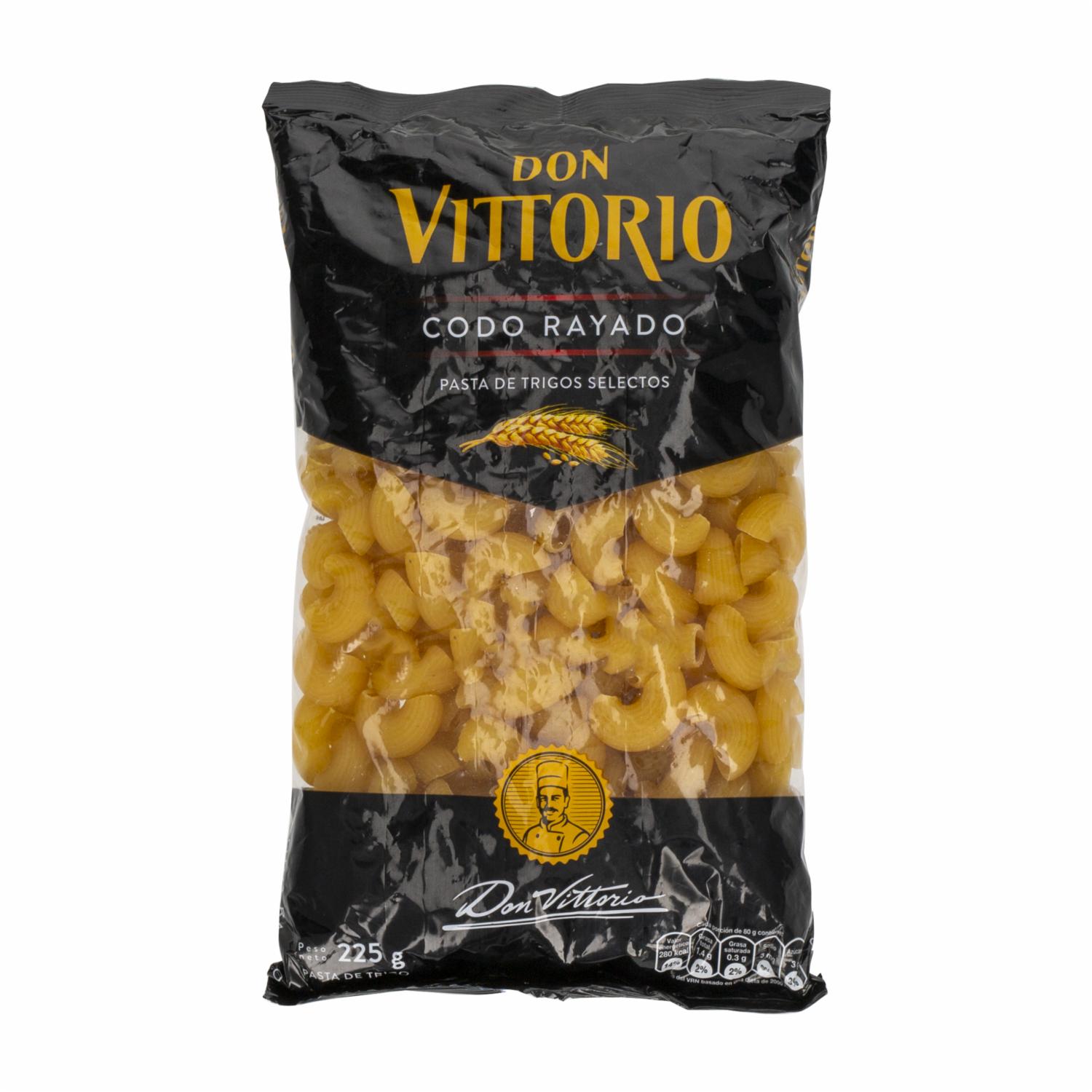 Fideo Codo Rayado DON VITTORIO 225 G
