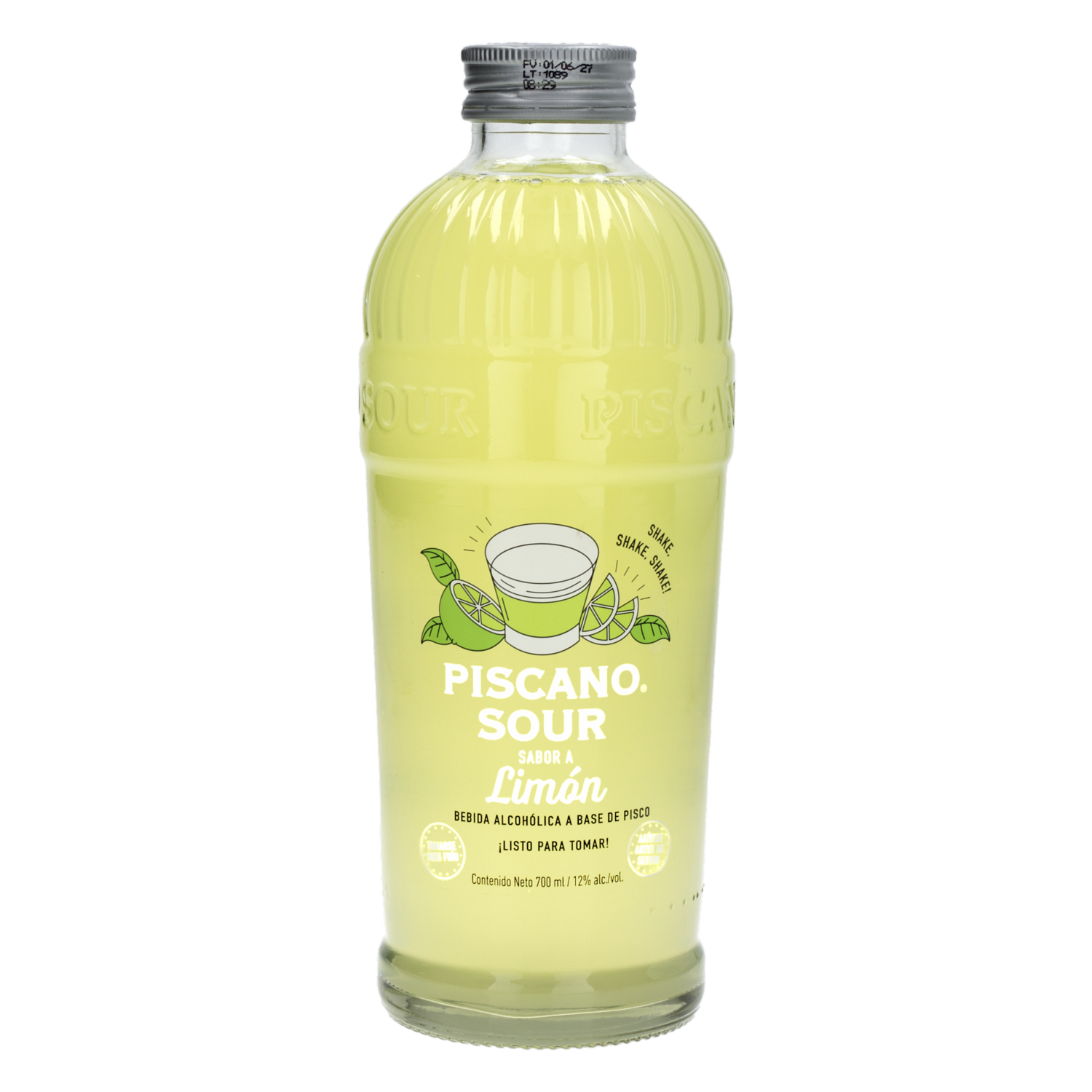 Pisco Sour Sabor A Limón PISCANO 700 Ml