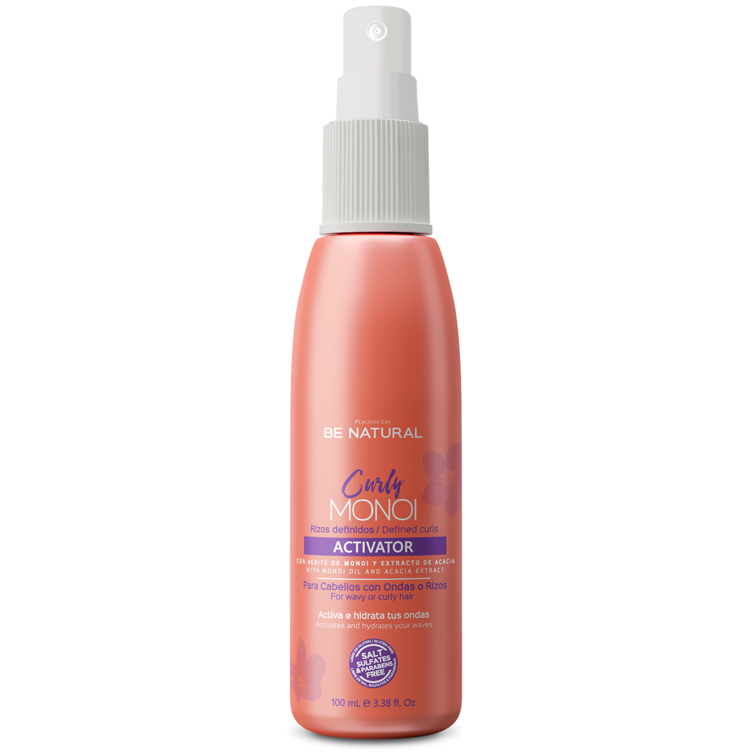 Tratamiento Capilar Sin Enjuague Para Rizos BE NATURAL 100 Ml