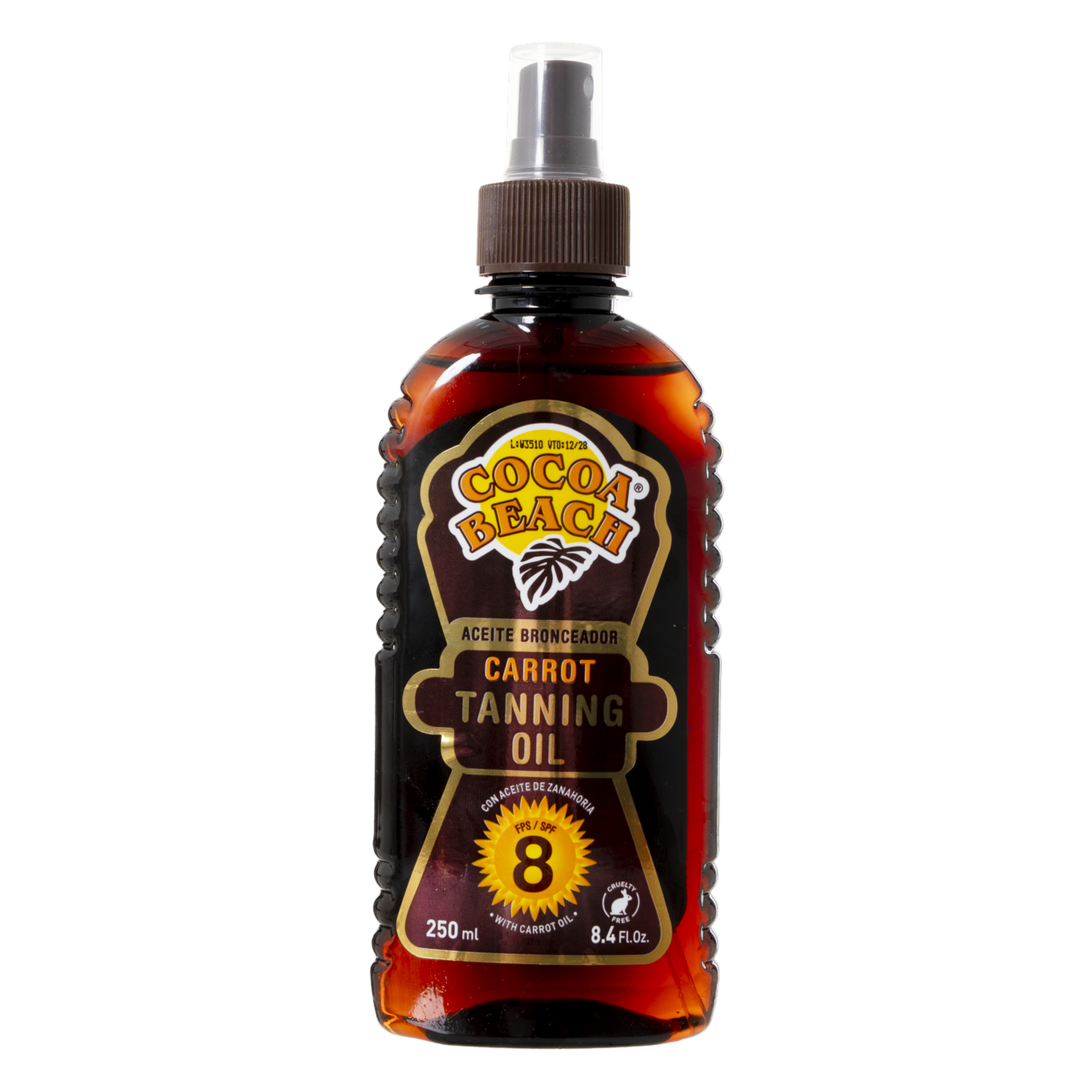 Bronceador Con Aceite De Zanahoria COCOA BEACH 250 Ml