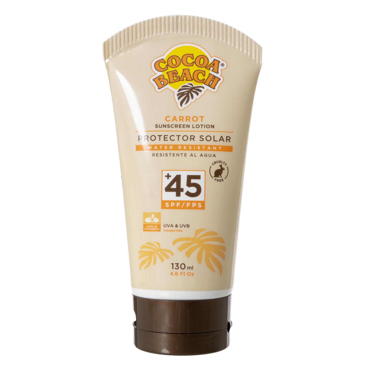 Protector Solar Resistente Al Agua Spf 45 COCOA BEACH 130 Ml