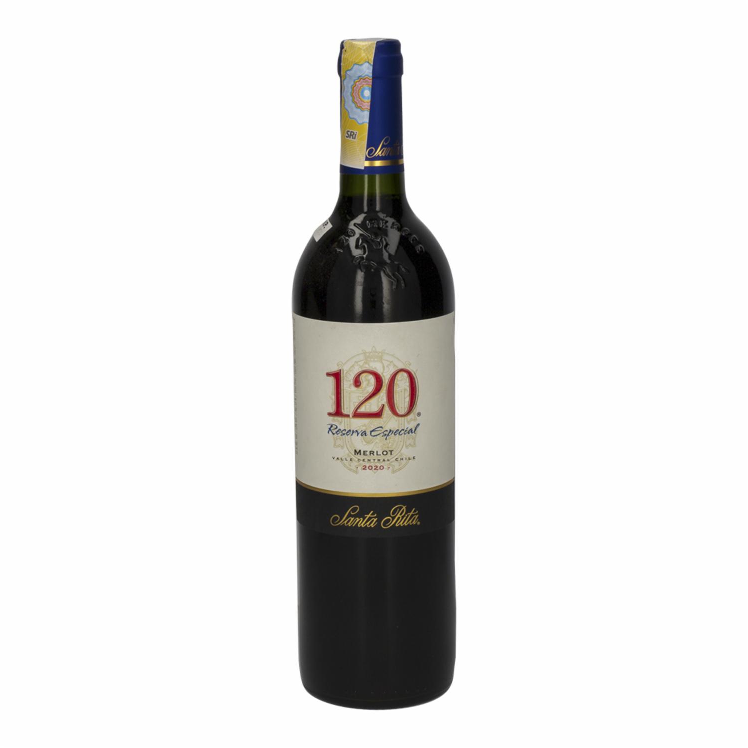 Vino Tinto 120 Merlot SANTA RITA 750 Ml