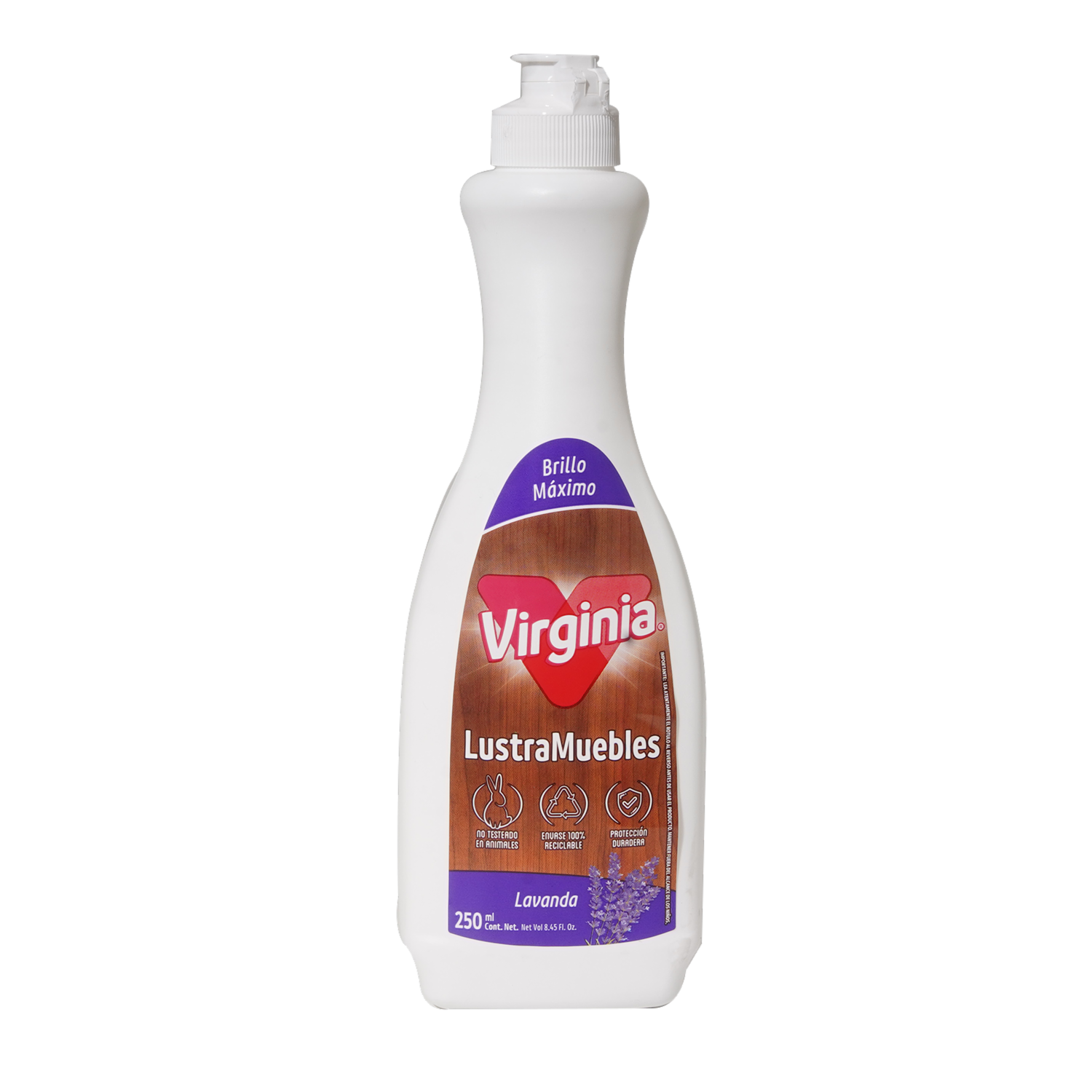 Lustramuebles Fragancia Lavanda VIRGINIA Botella