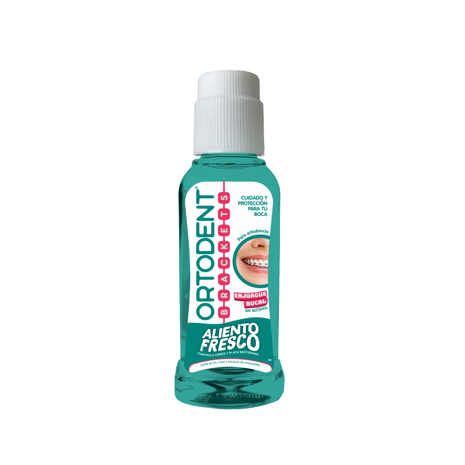 Enjuague Bucal Para Ortodoncia Y Brackets ORTODENT 300 Ml