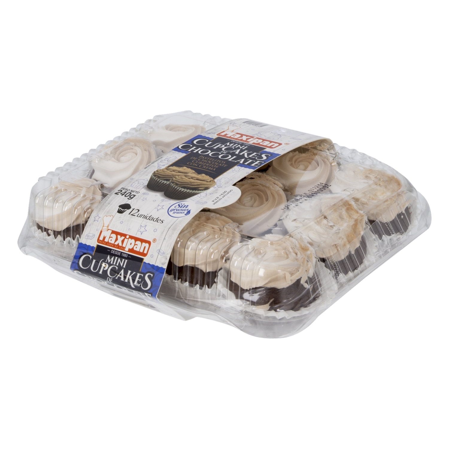 Mini Cupcakes De Chocolate MAXIPAN 240 G