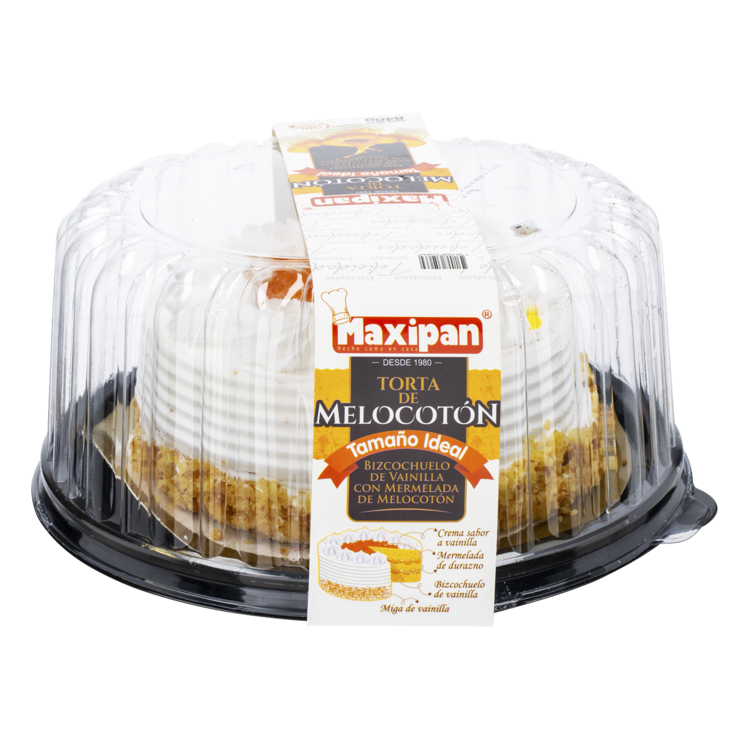 Torta De Melocotón MAXIPAN 840 G