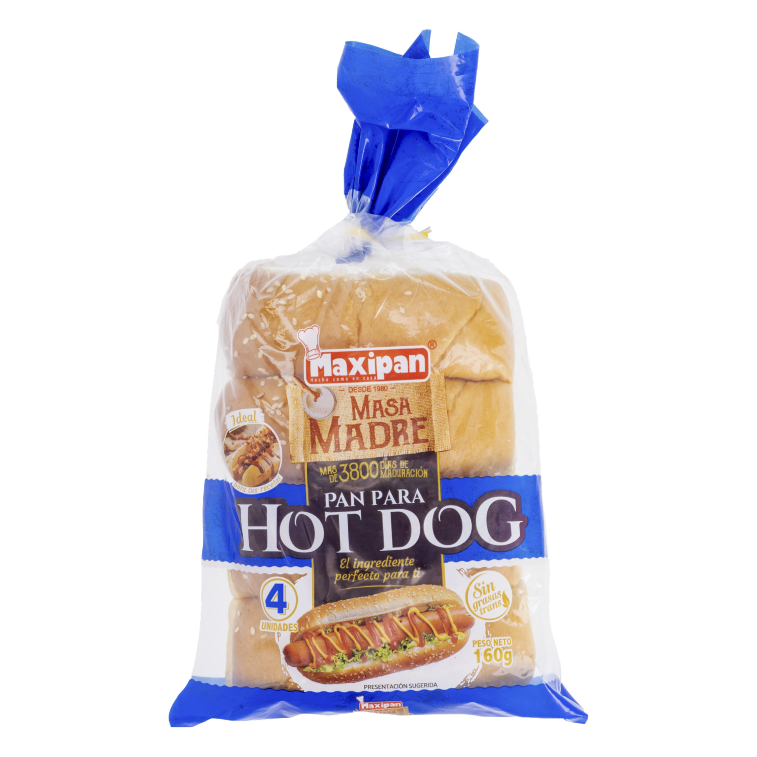 Pan Para Hot Dog MAXIPAN 160 G