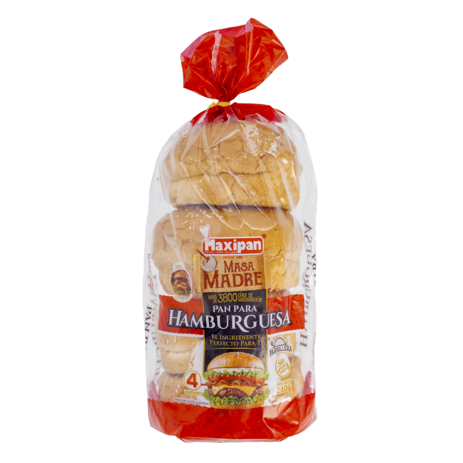 Pan Para Hamburguesa MAXIPAN 230 G