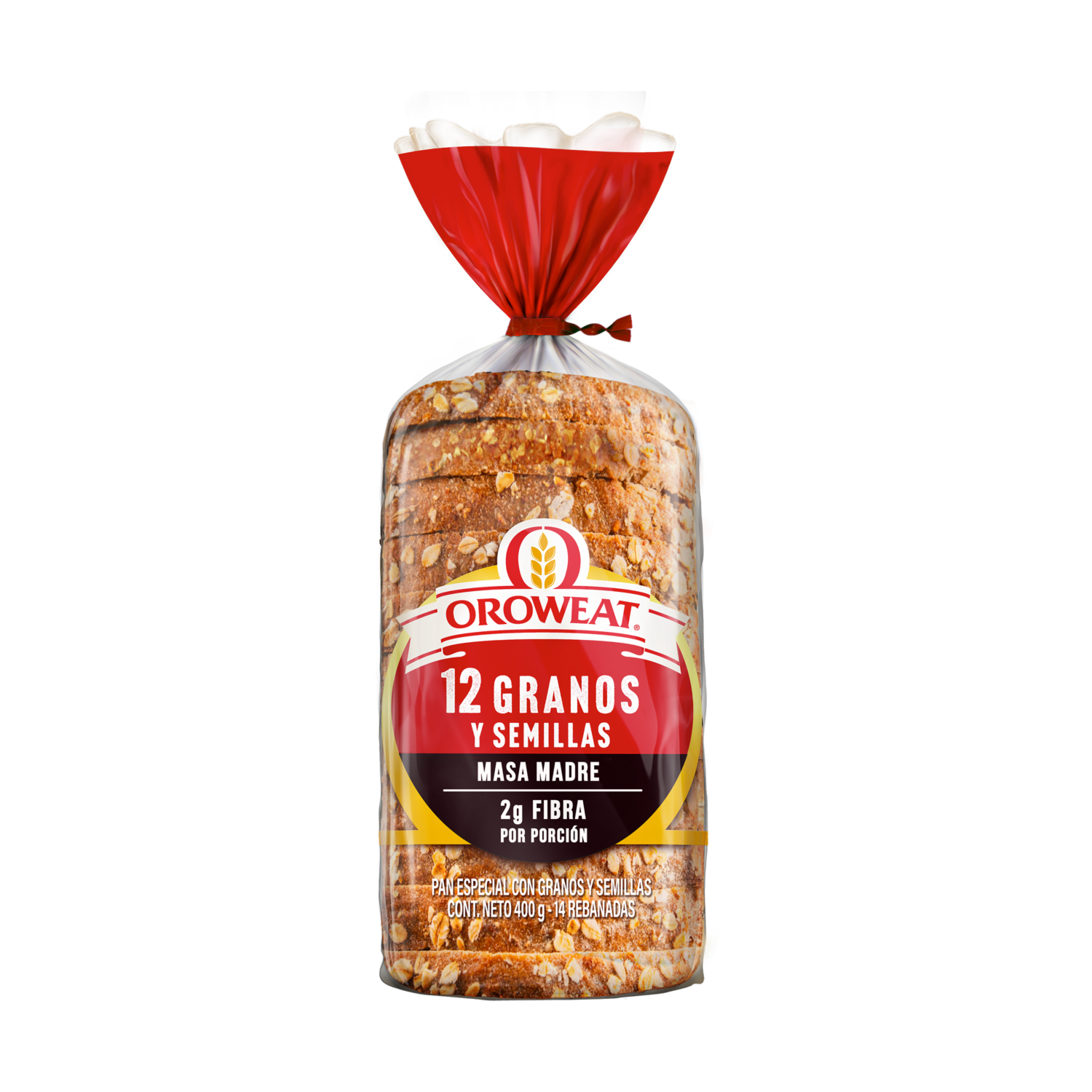 Pan De Masa Madre Con 12 Granos Y Semillas Rebanado OROWEAT 400 G