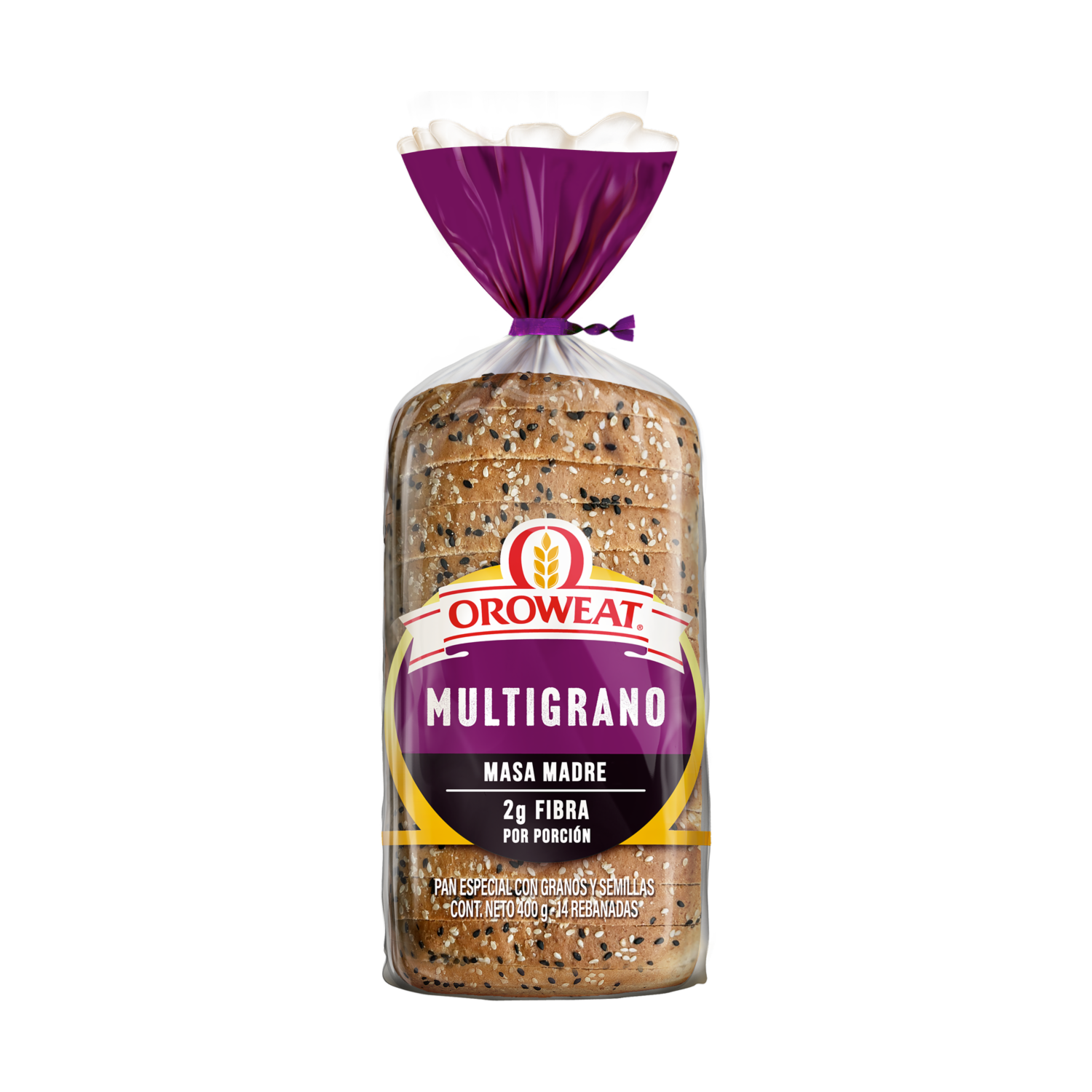 Pan De Masa Madre Multigrano Rebanado OROWEAT 400 G