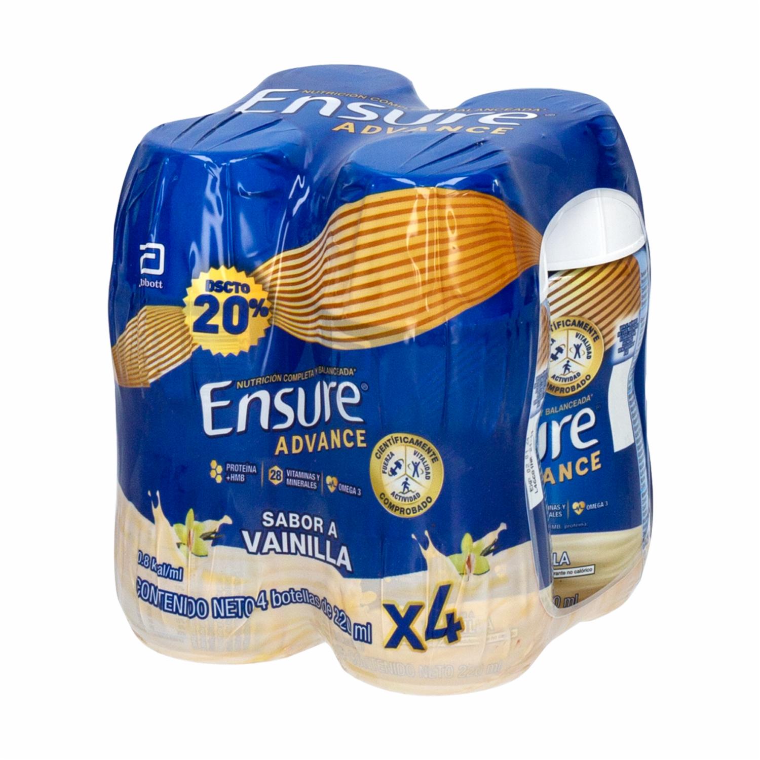 Suplemento Advance Sabor Vainilla ENSURE 880 Ml
