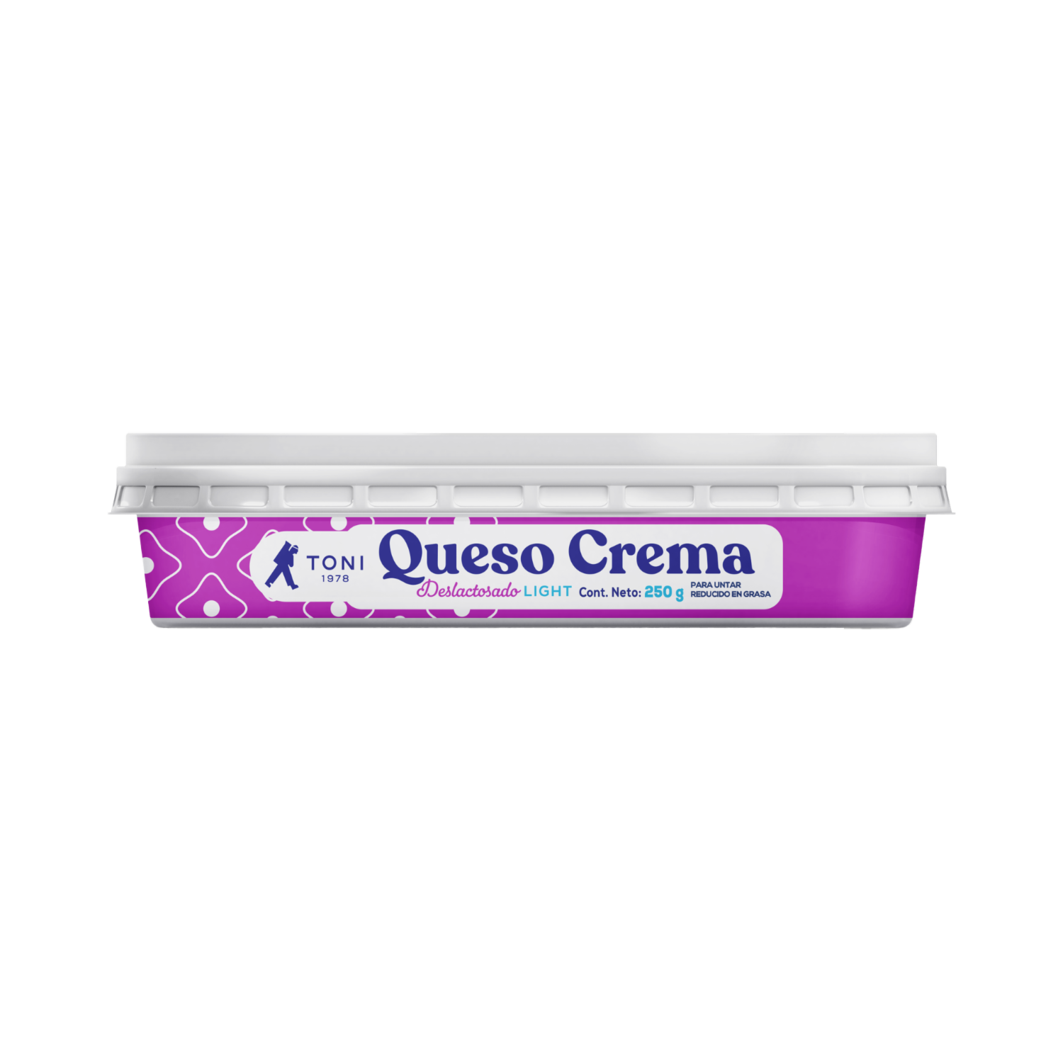 Queso Crema Deslactosado TONI 250 G
