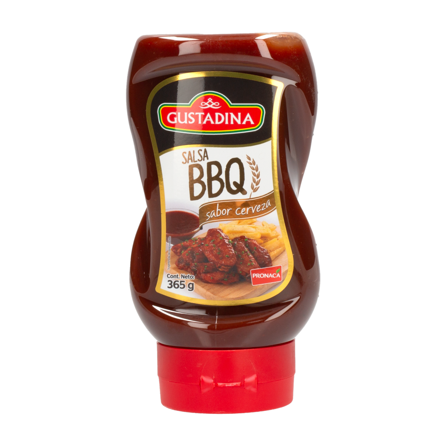 Salsa Bbq Con Cerveza GUSTADINA 365 G