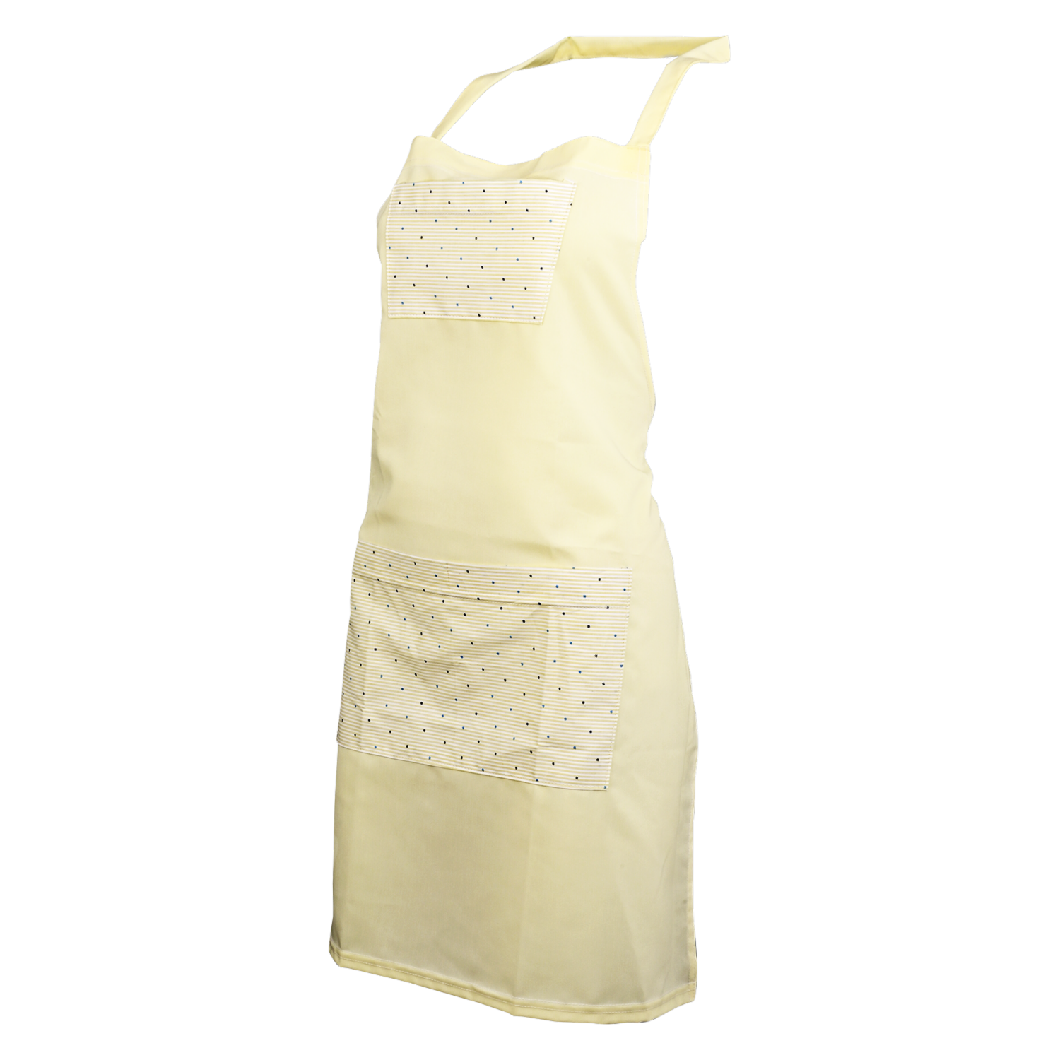 Delantal Con Bolsillos Tono Beige KARRY`S L