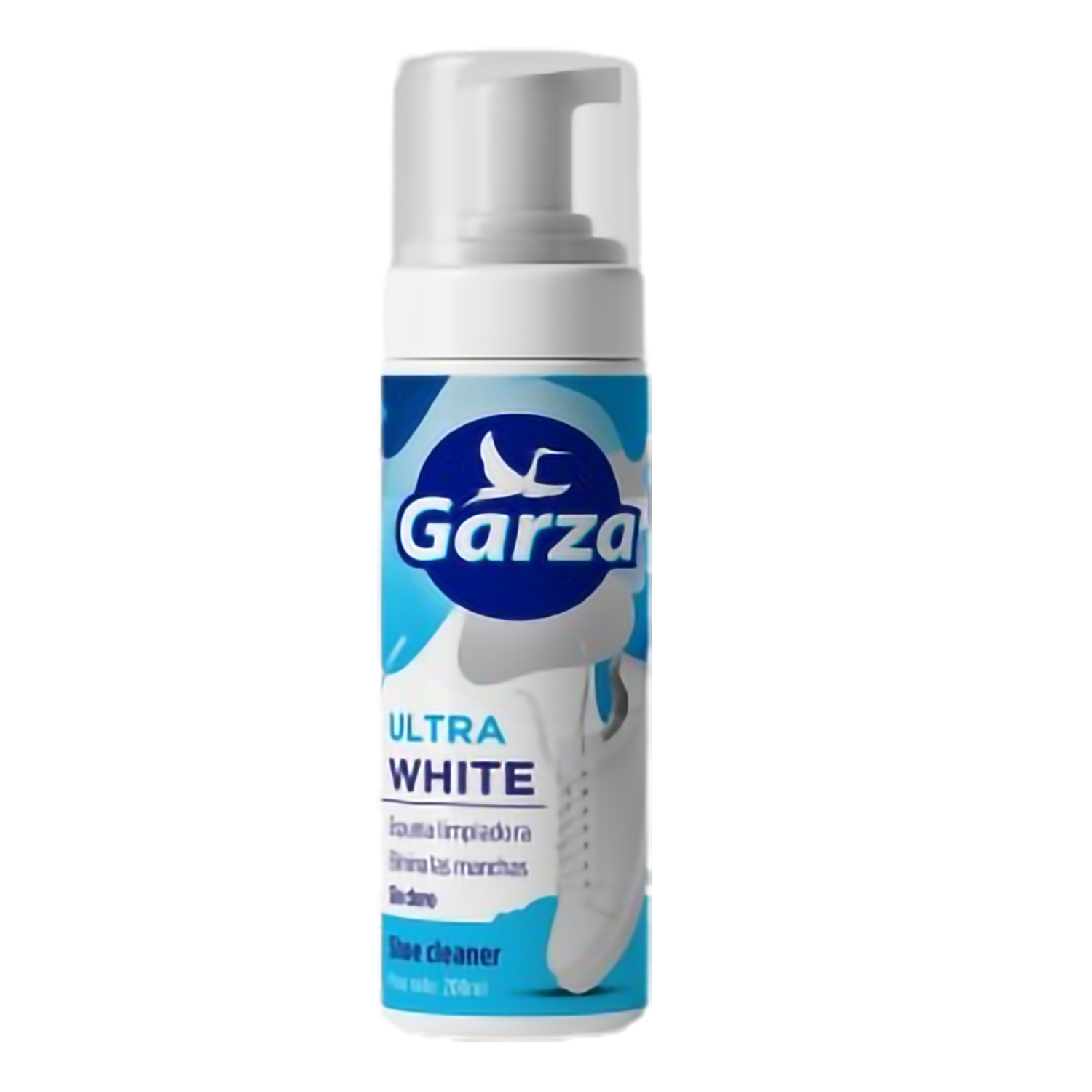 Espuma Limpiadora De Zapatos Ultra White Zapatos Blancos GARZA 200 Ml