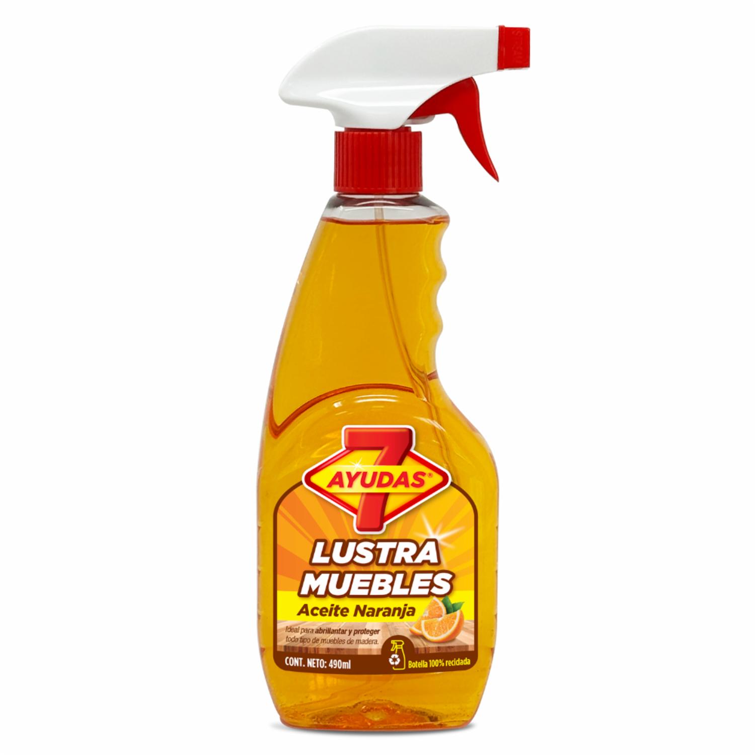 Lustra Muebles Aceite Naranja 7 AYUDAS 490 Ml