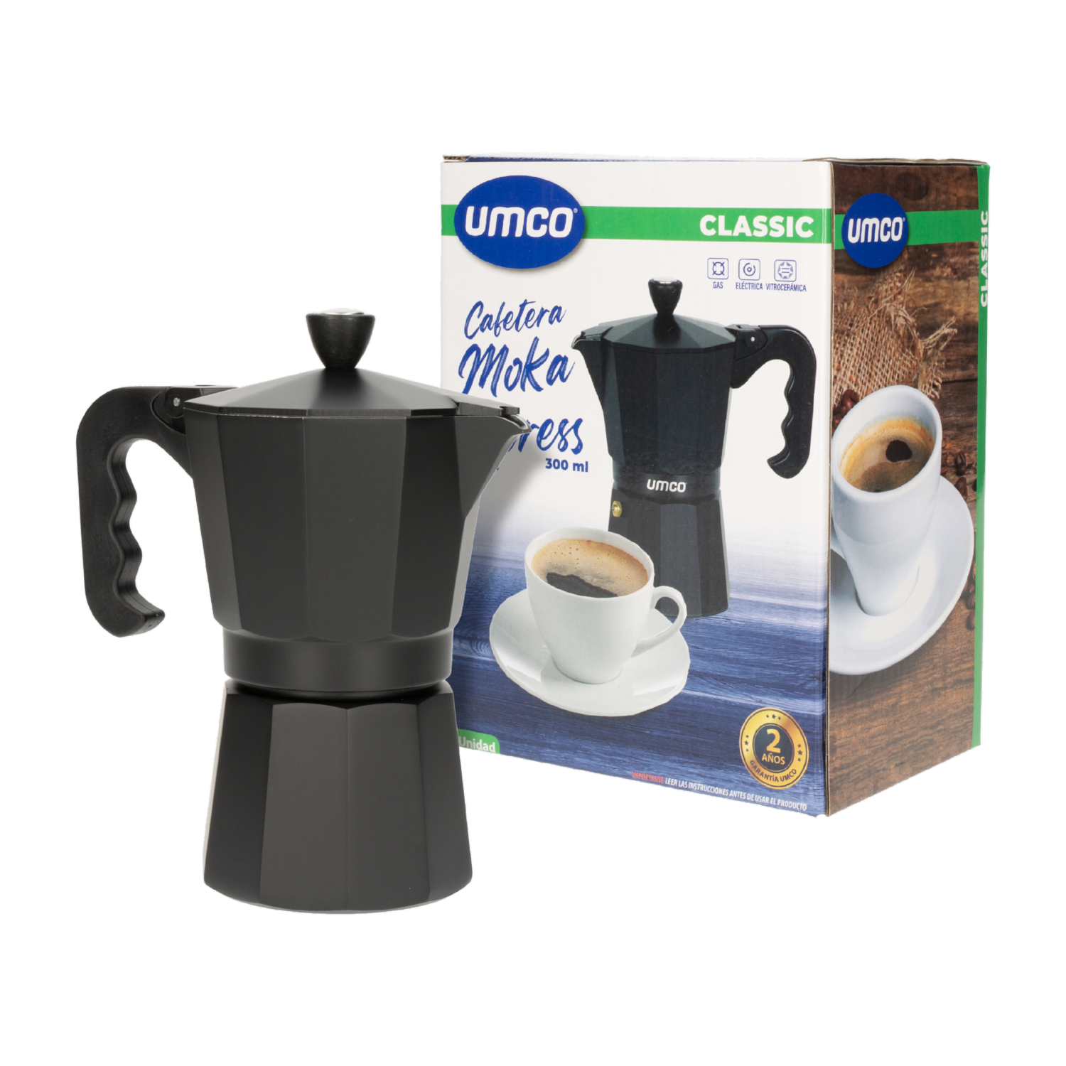 Cafetera Moka Express Para Pasar UMCO Unidad