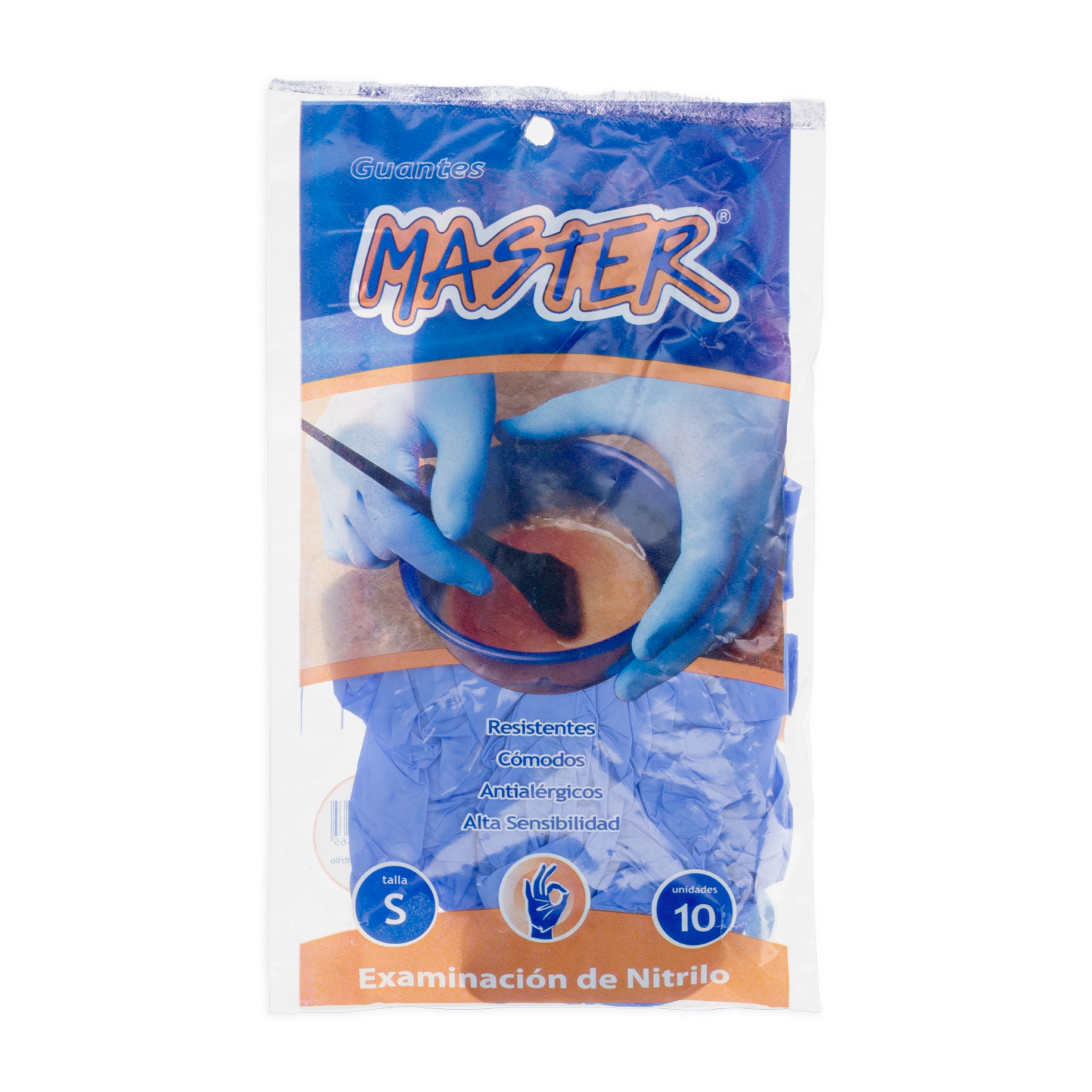 Guantes De Nitrilo Examinación MASTER X 10 Uds