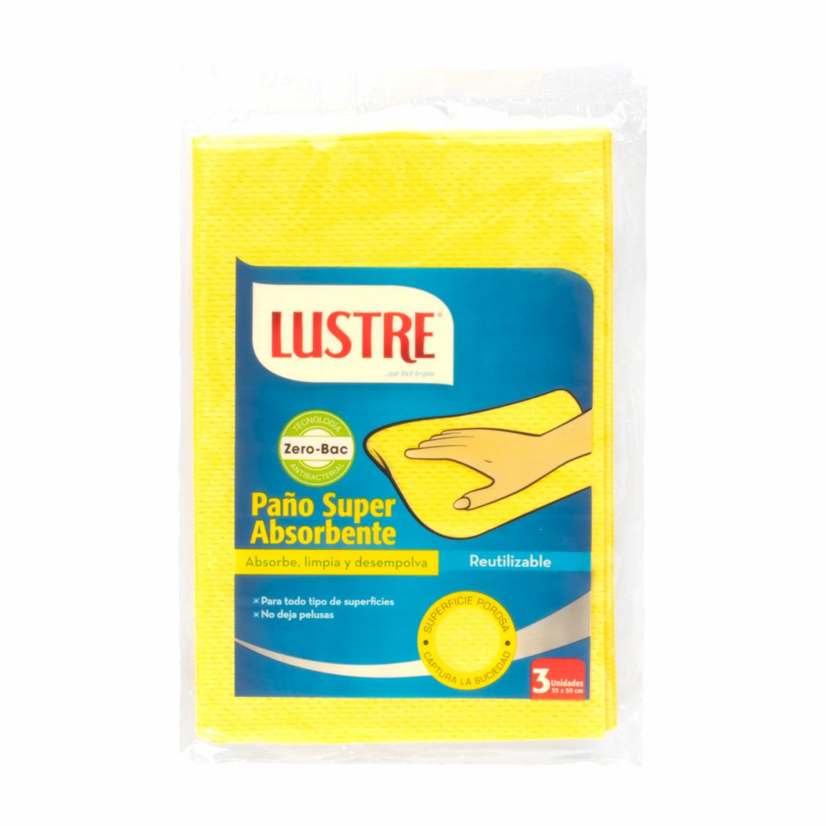 Paño Super Absorbente LUSTRE 3 X 33 U