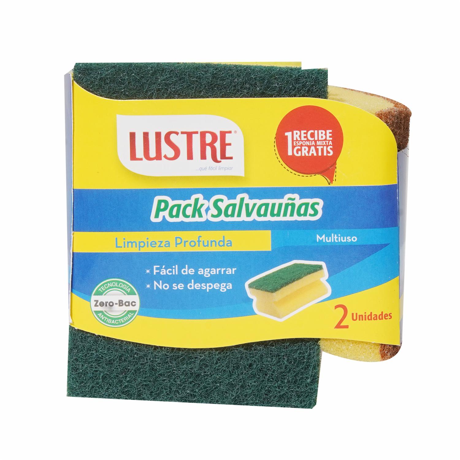 Pack De Esponja Mixta Salva Uñas LUSTRE X 3 Uds