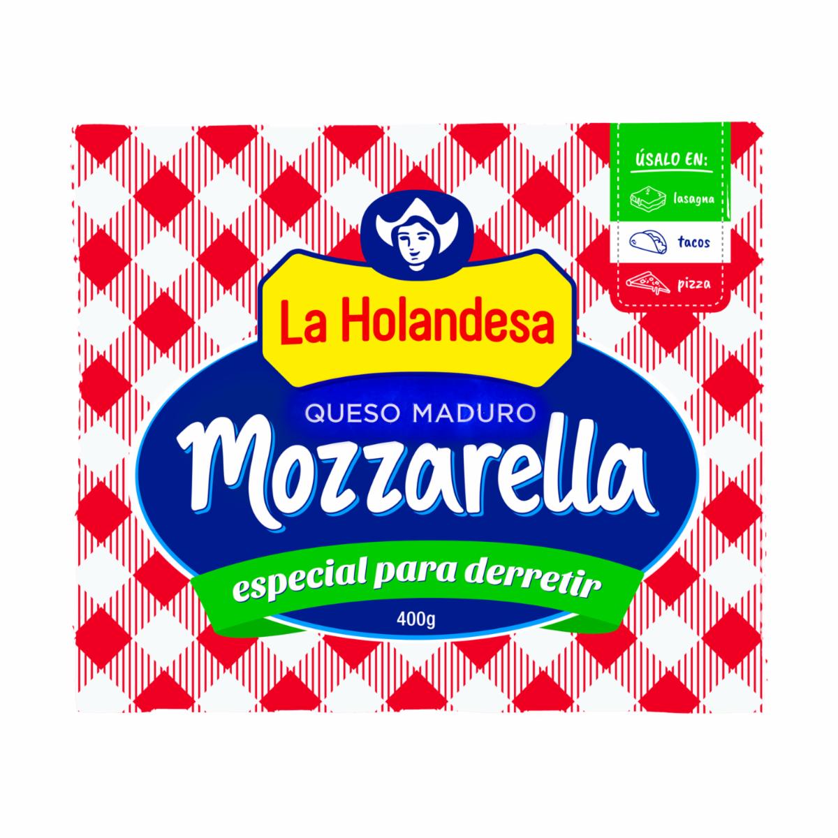 Queso Mozzarella Pizza LA HOLANDESA 400 G