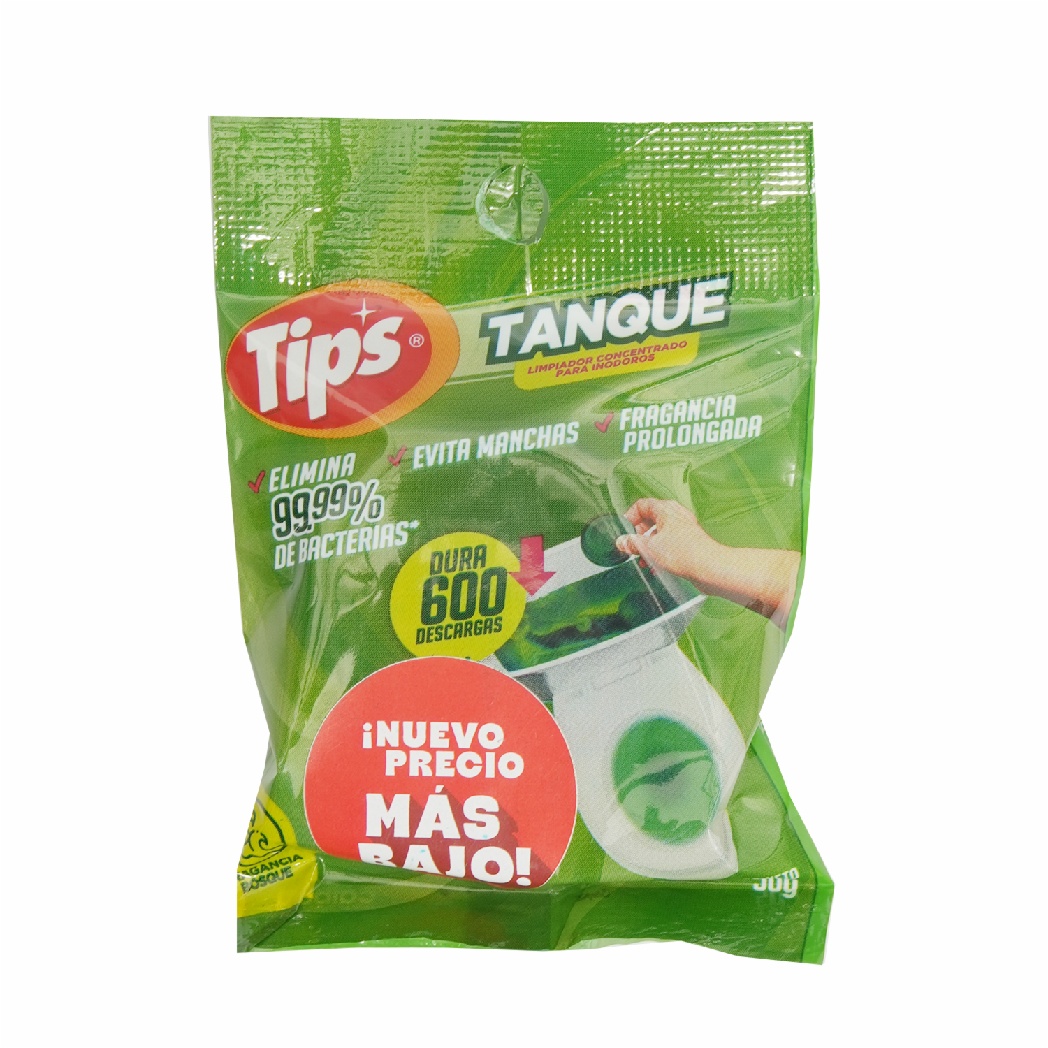 Limpiador Concentrado Para Inodoros Tanque TIP’S 50 G