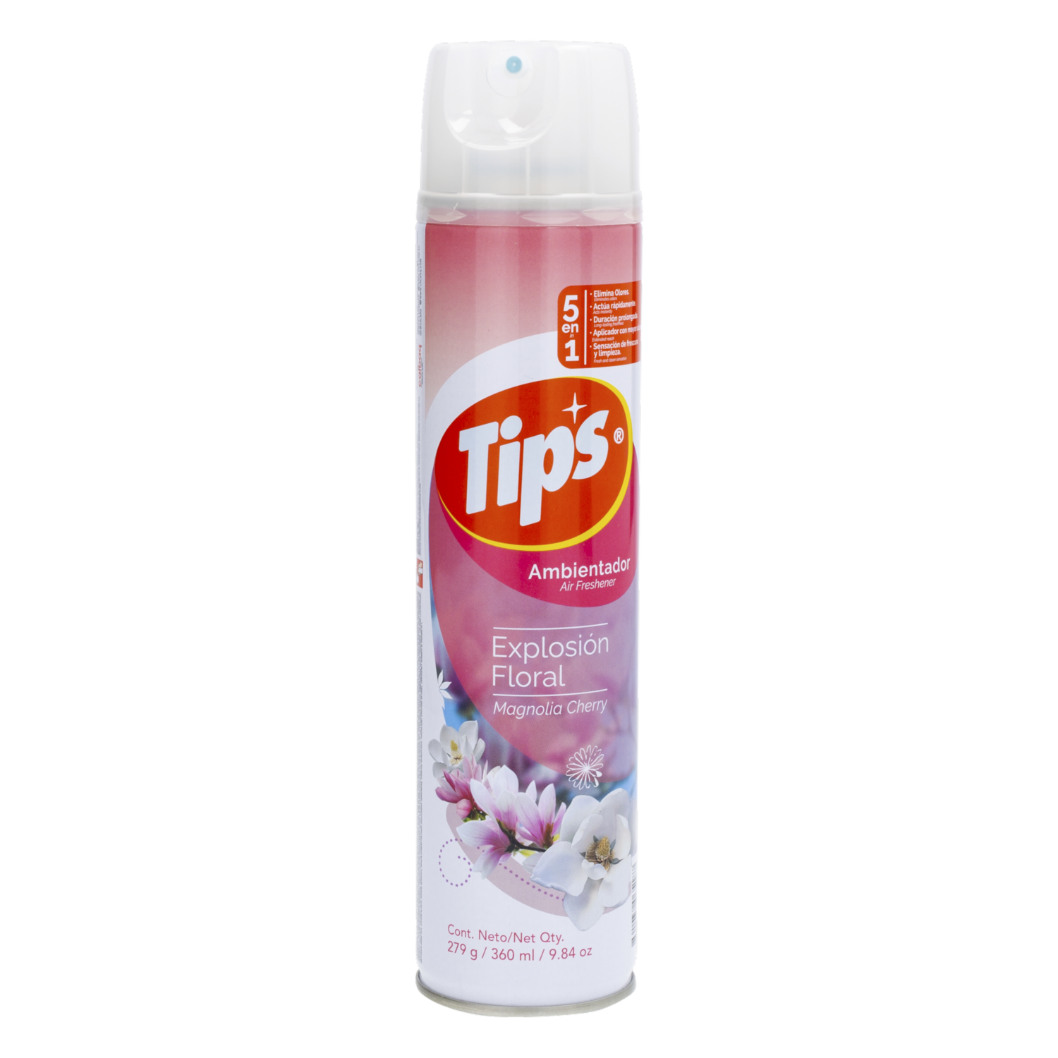 Ambientador En Spray Fragancia Magnolia Cherry TIPS 360 Ml