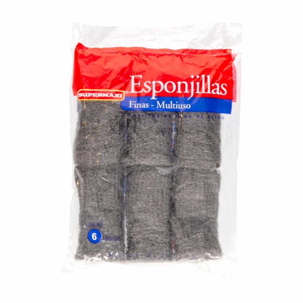 Esponja Multiusos Finas SUPERMAXI X 6 Uds