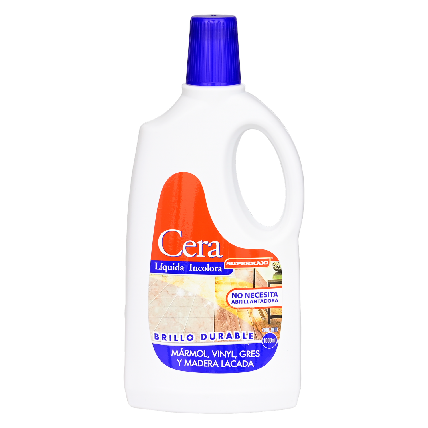 Cera De Pisos Incolora SUPERMAXI 1000 Ml