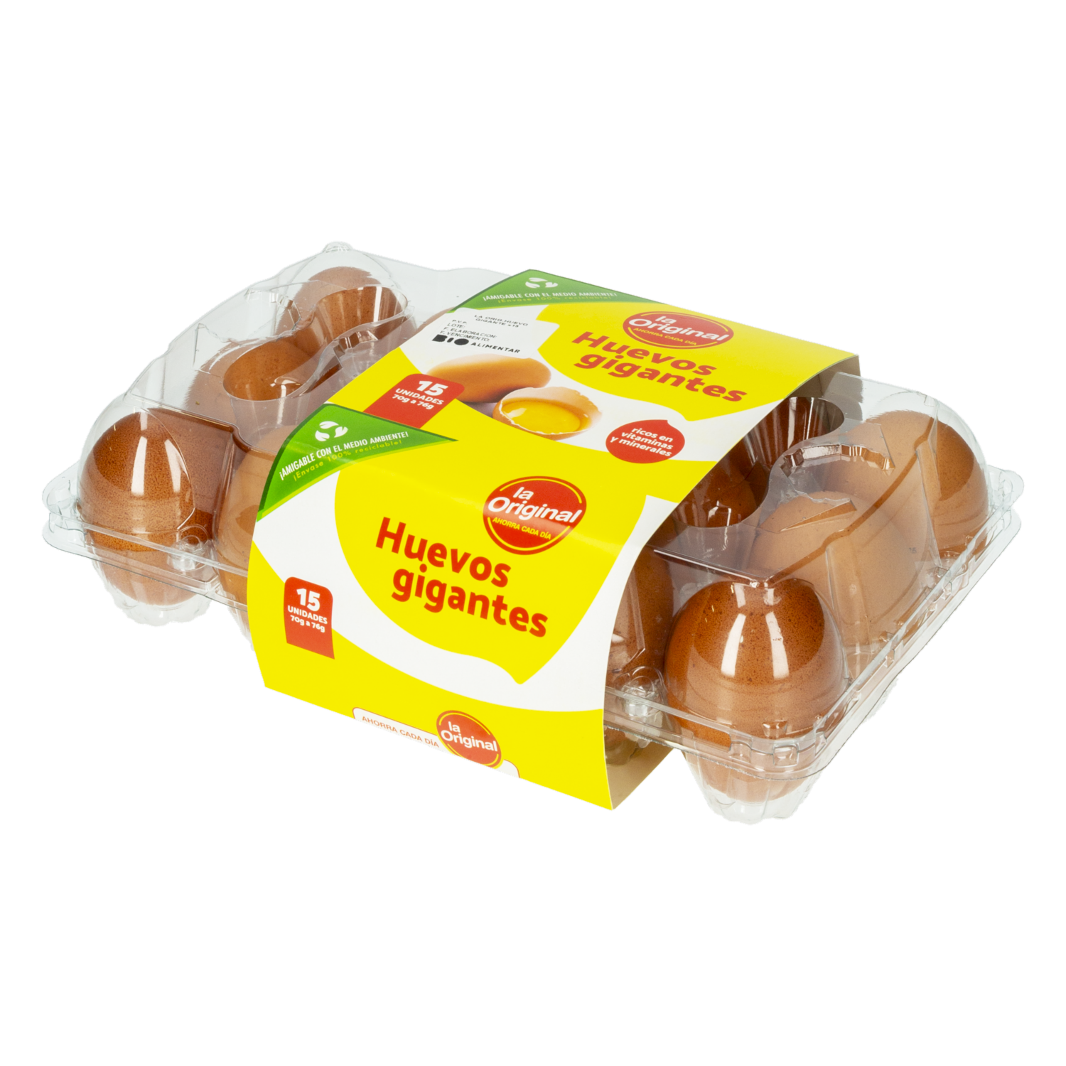 Huevos Gigantes LA ORIGINAL X 15 Uds