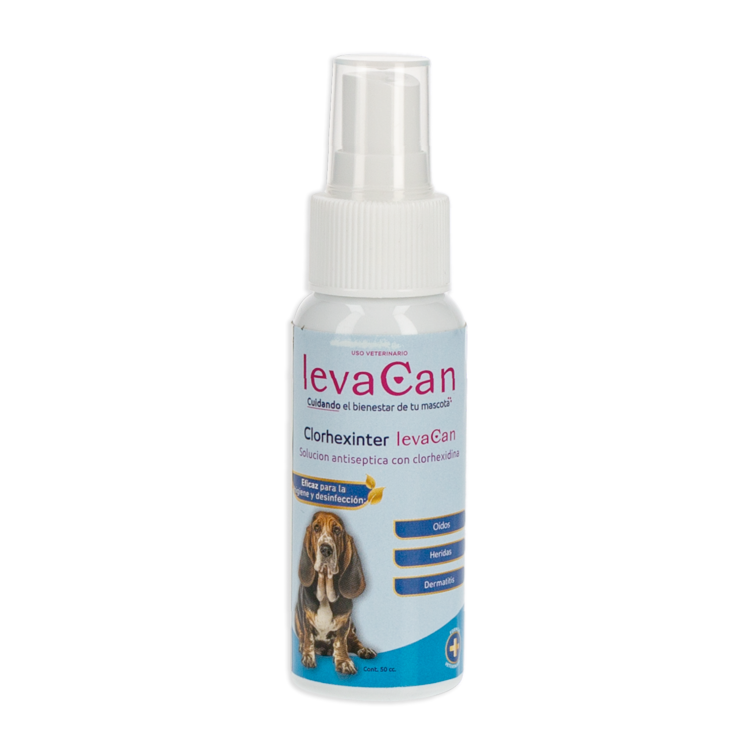 Spray Antiséptico Para Gatos De Clorhexinter LEVACAN 50 Ml