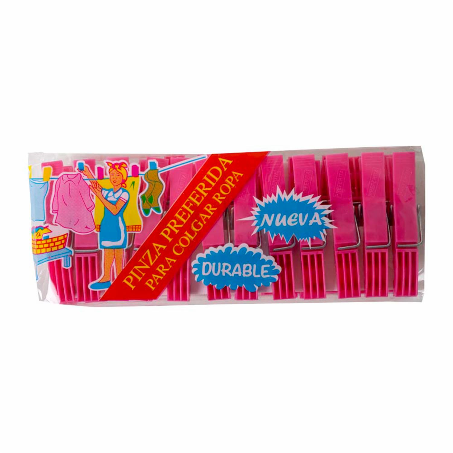 Pinzas Plásticas Para Ropa Preferida ALNUSAN x 24 Uds